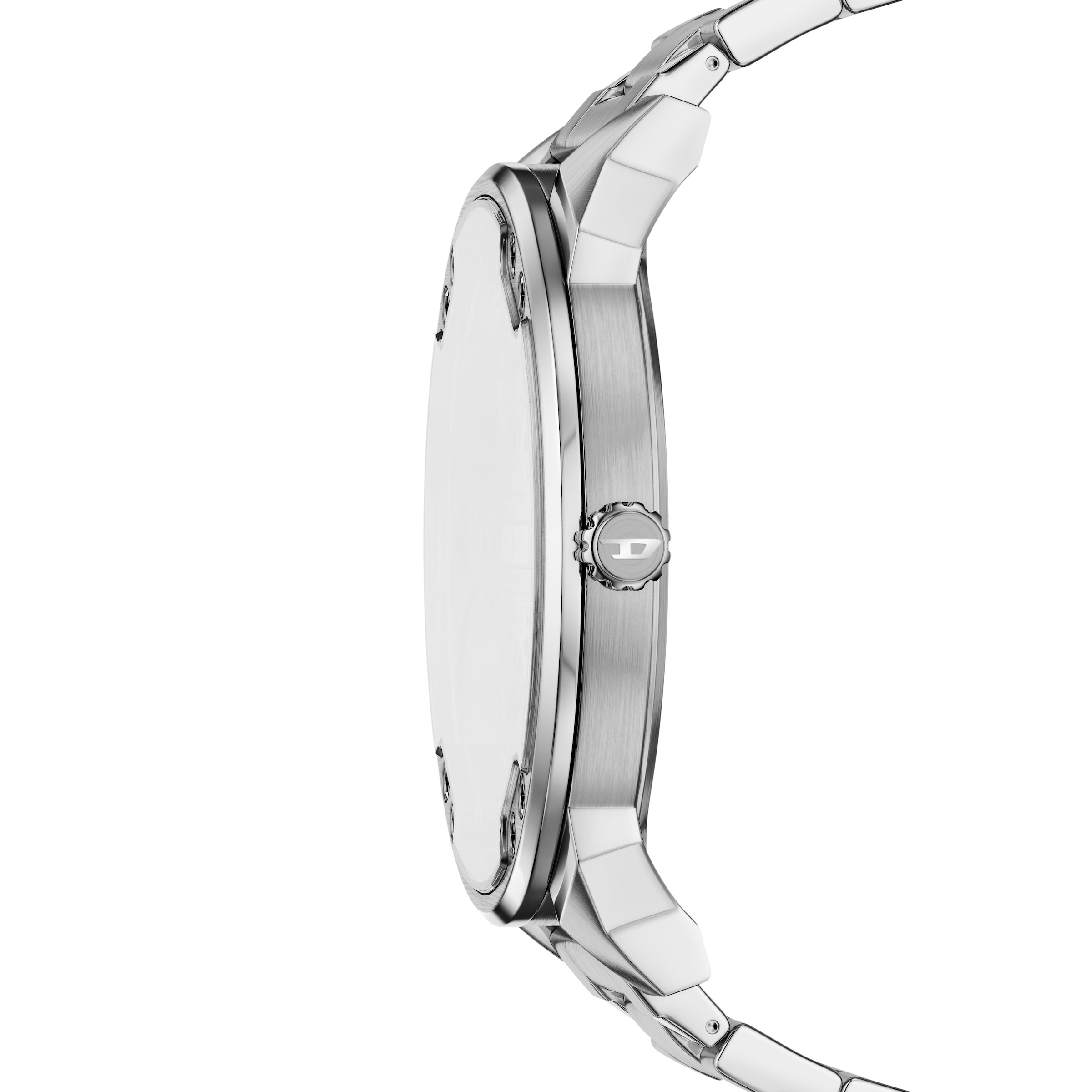 Diesel Quarzuhr »Mr. Daddy Slim« Armbanduhr, Herrenuhr, Edelstahlarmband, analog, Tag