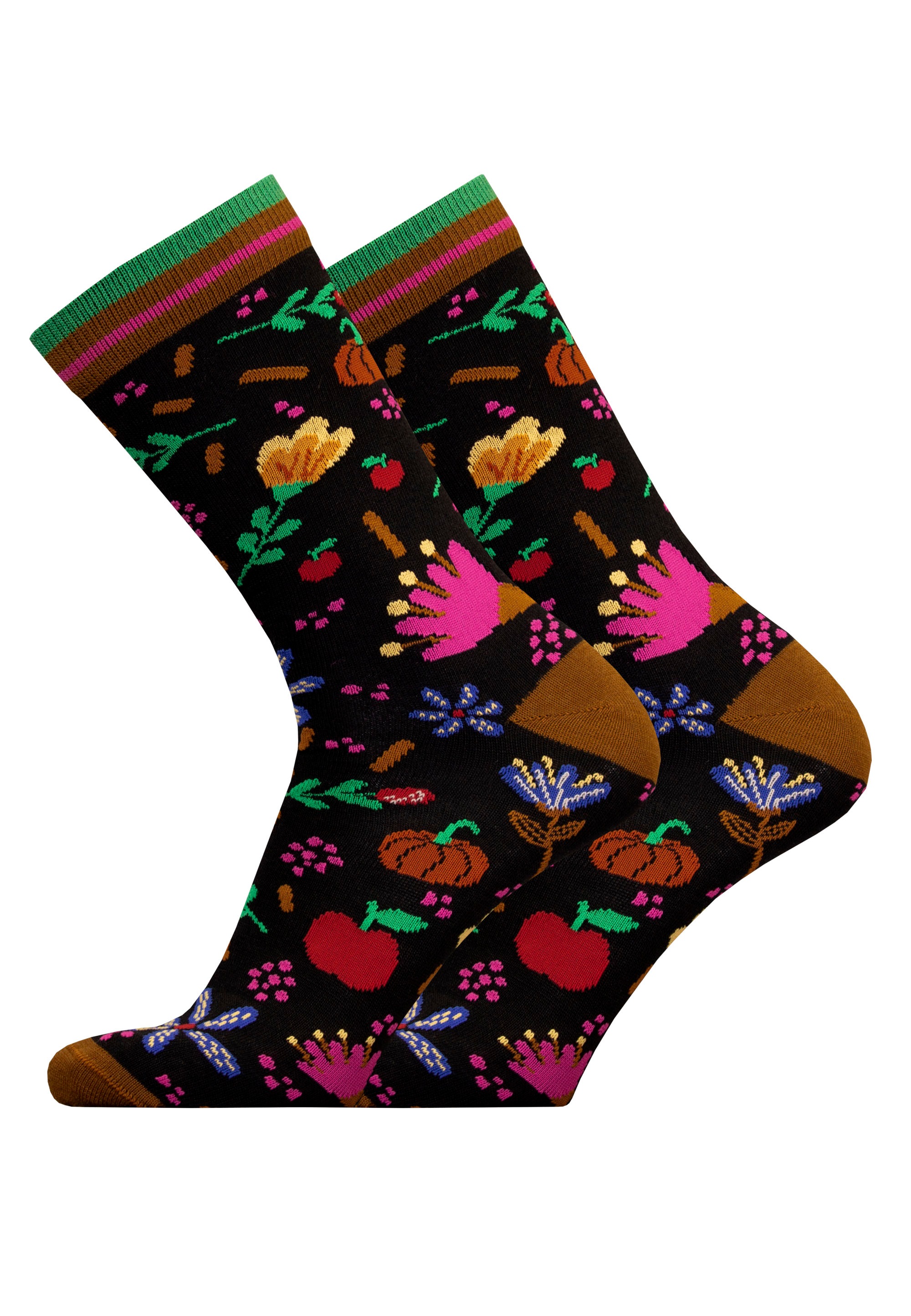 UphillSport Socken "AUTUMN GARDEN 2er Pack", (2 Paar), in nahtlosem Design