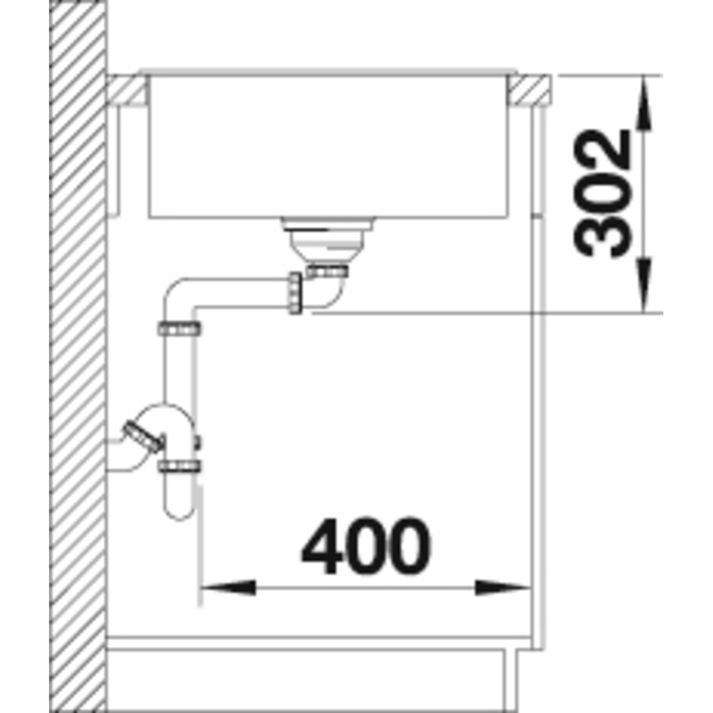 Blanco Granitspüle »AXIA III XL 6 S«, aus SILGRANIT®, inkl. Esche-Compound-Brückenschneidbrett