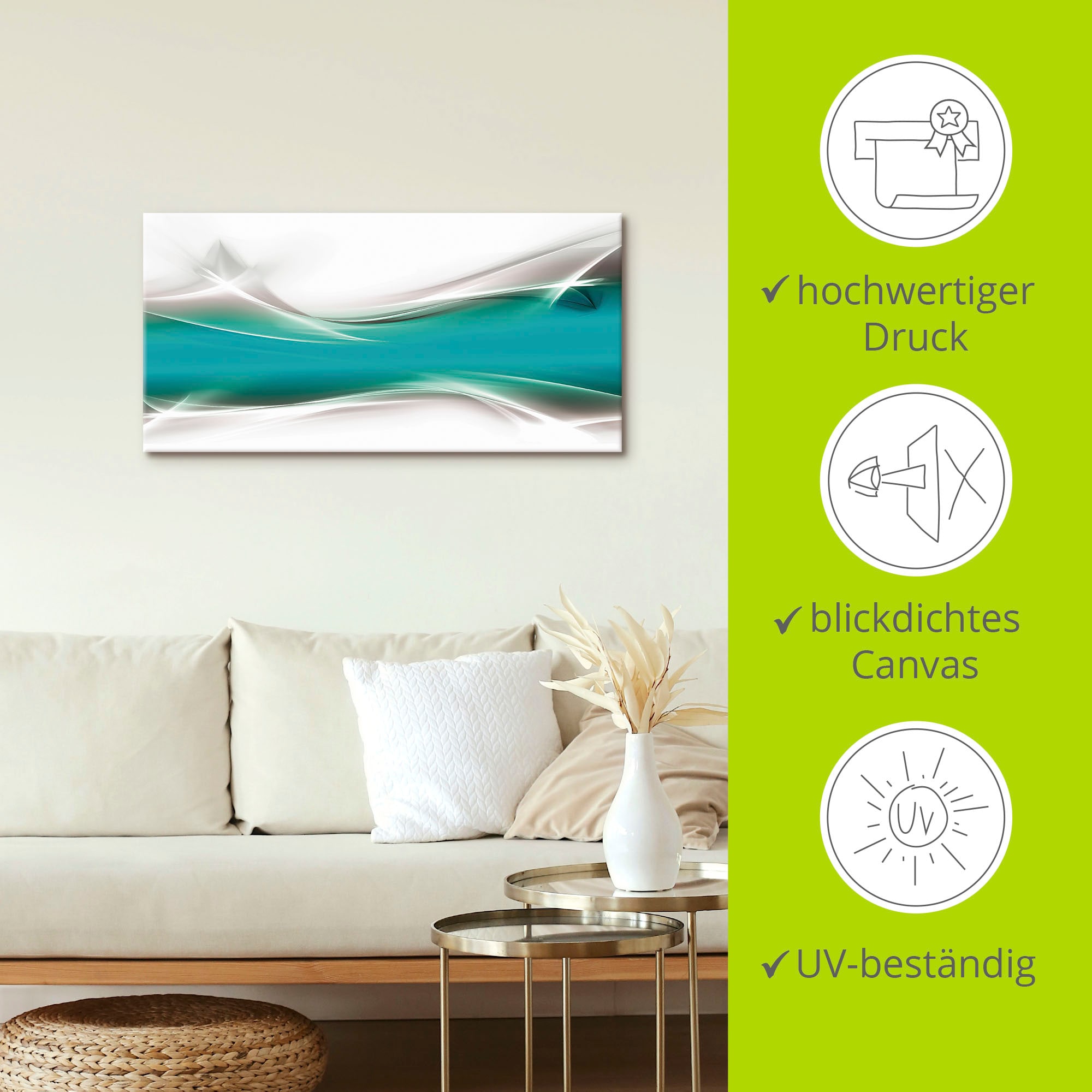 Artland Wandbild »Kreatives Element«, Gegenstandslos, (1 St.), als Alubild, Outdoorbild, Leinwandbild, Poster, Wandaufkleber