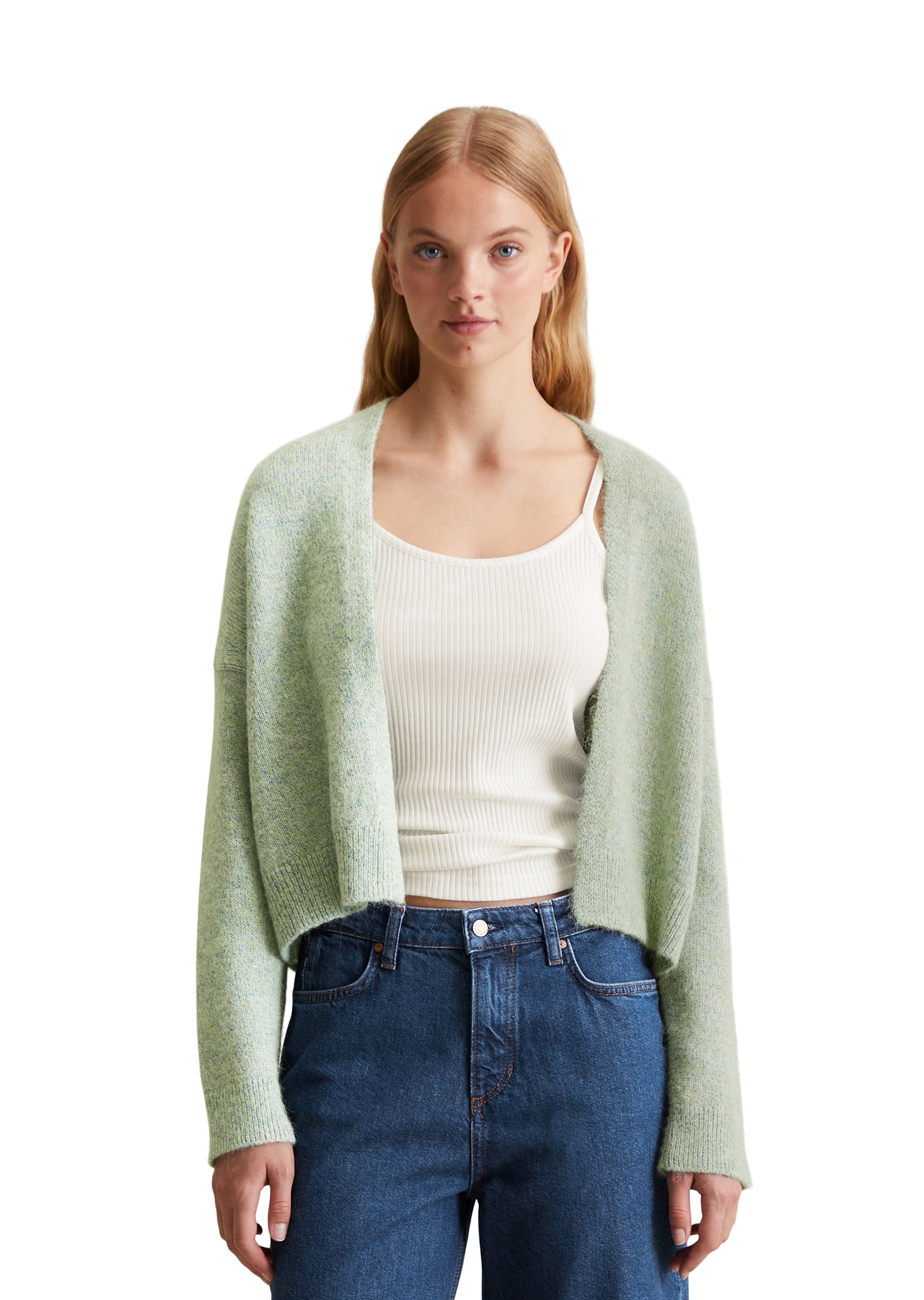 Marc OPolo DENIM Cardigan "aus Baumwoll-Multicolor-Garn" günstig online kaufen