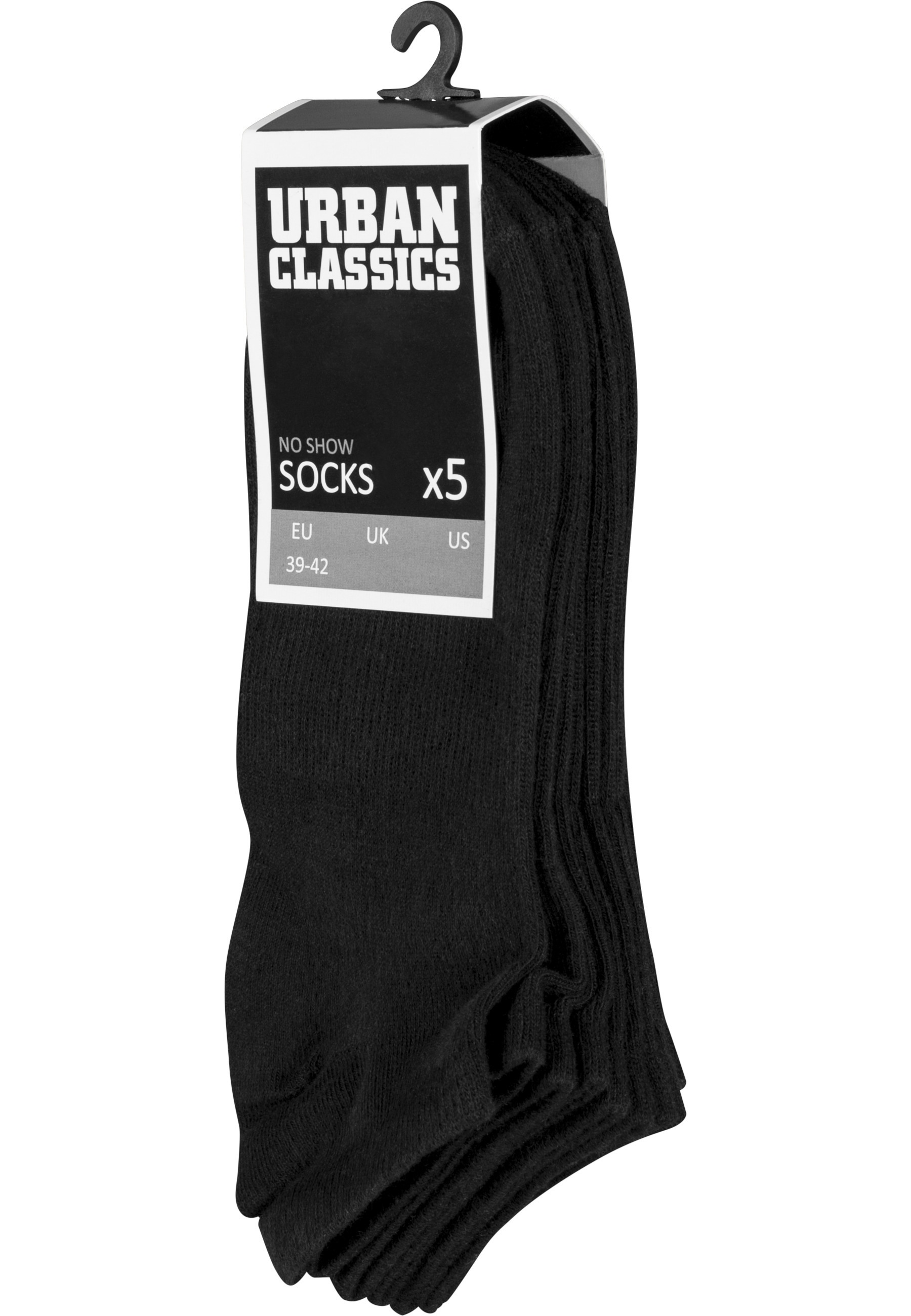 URBAN CLASSICS Strümpfe "Urban Classics Unisex No Show Socks 5-Pack" 1 Paar tlg.