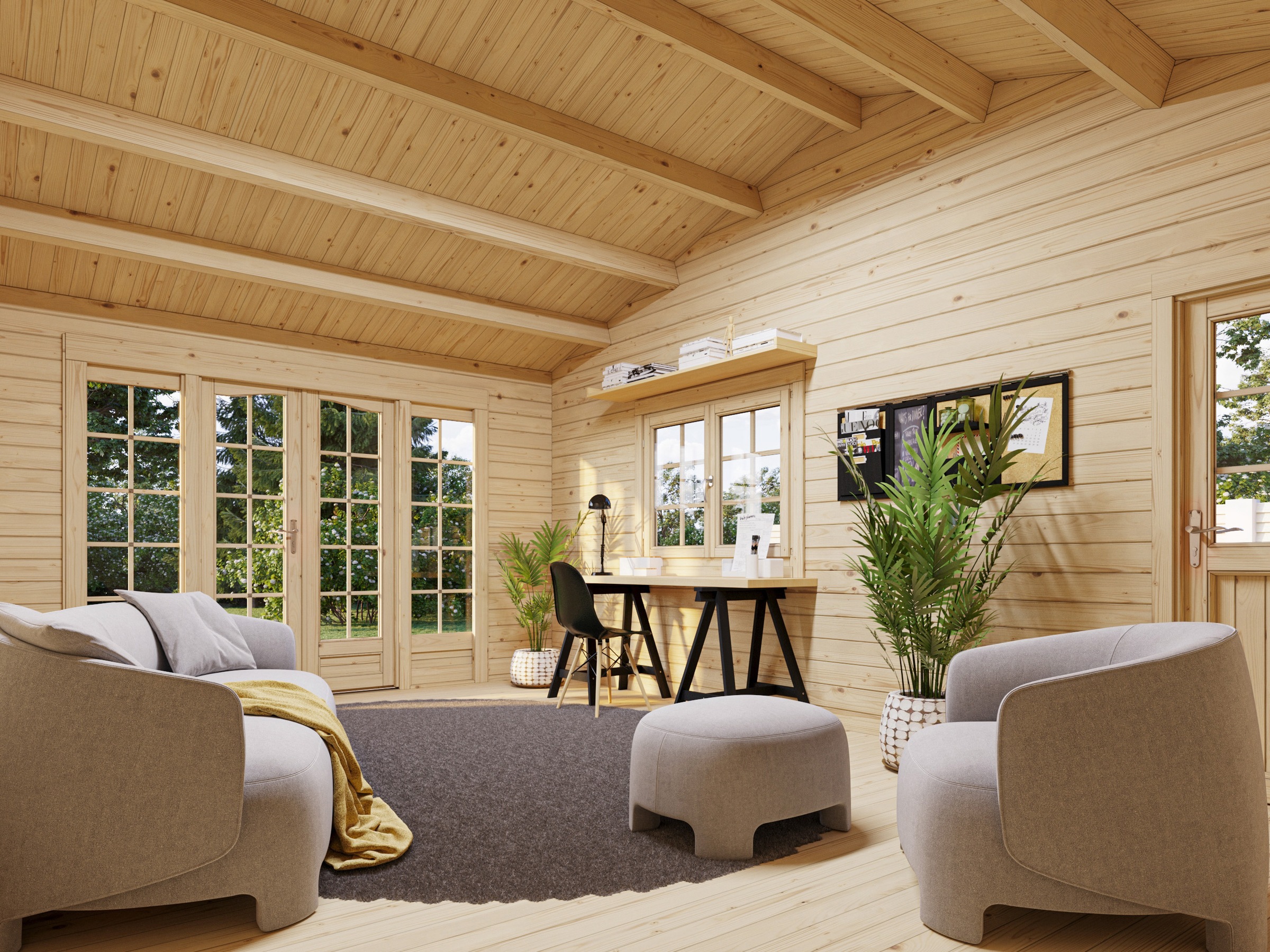 Palmako Gartenhaus »Irene« verschiedene Farben