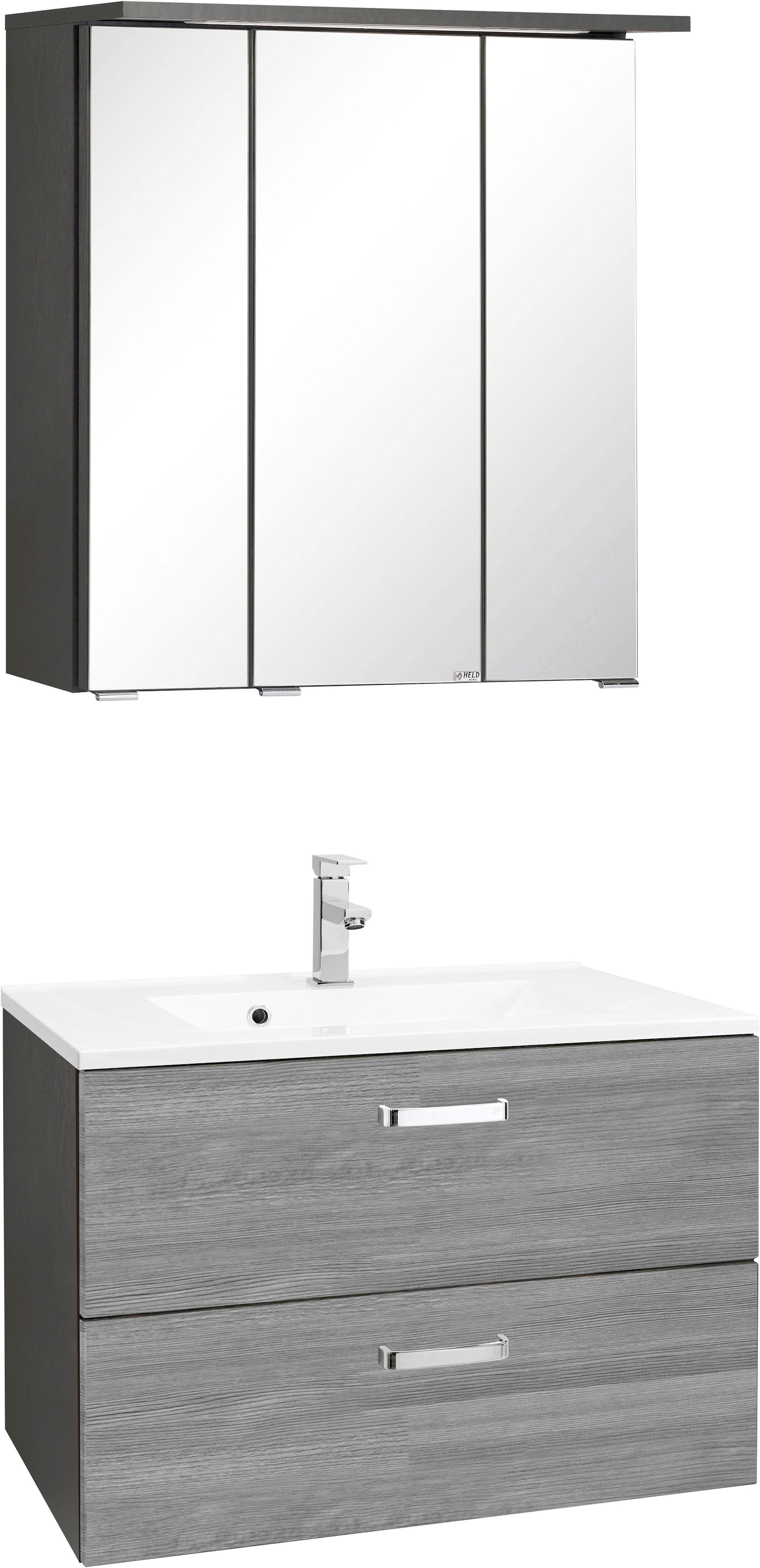 welltime Badmöbel-Set "Ravenna" 2 Stk. tlg. mit Soft-Close Funktion günstig online kaufen