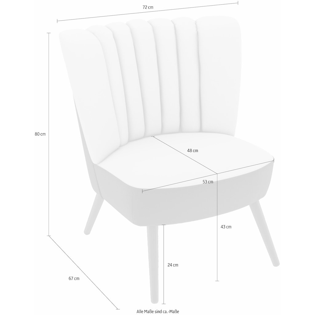 Max Winzer® Sessel »build-a-chair Aspen«