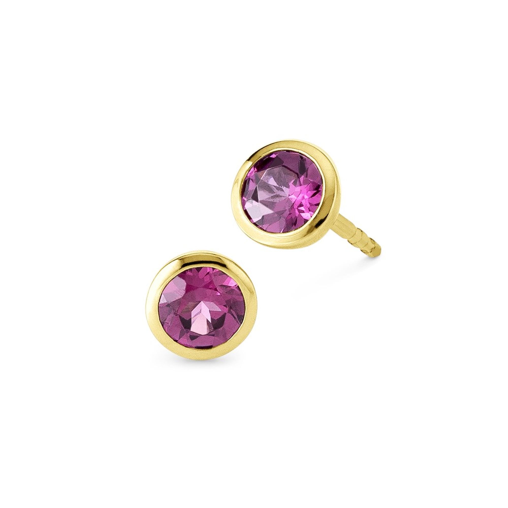 Orolino Paar Ohrstecker »585 Gold Pink Rhodolith« online kaufen | BAUR