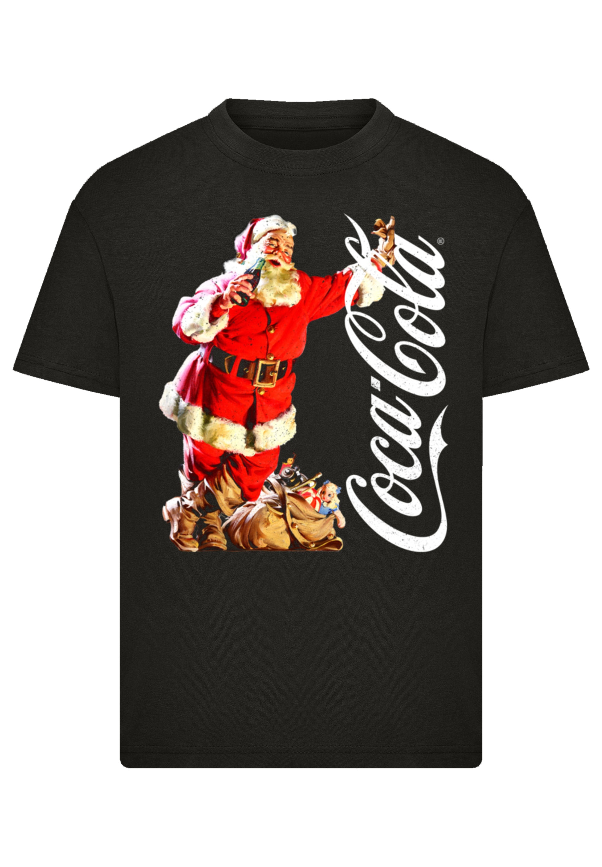 F4NT4STIC T-Shirt »Coca Cola Leaning Santa« Premium Qualität