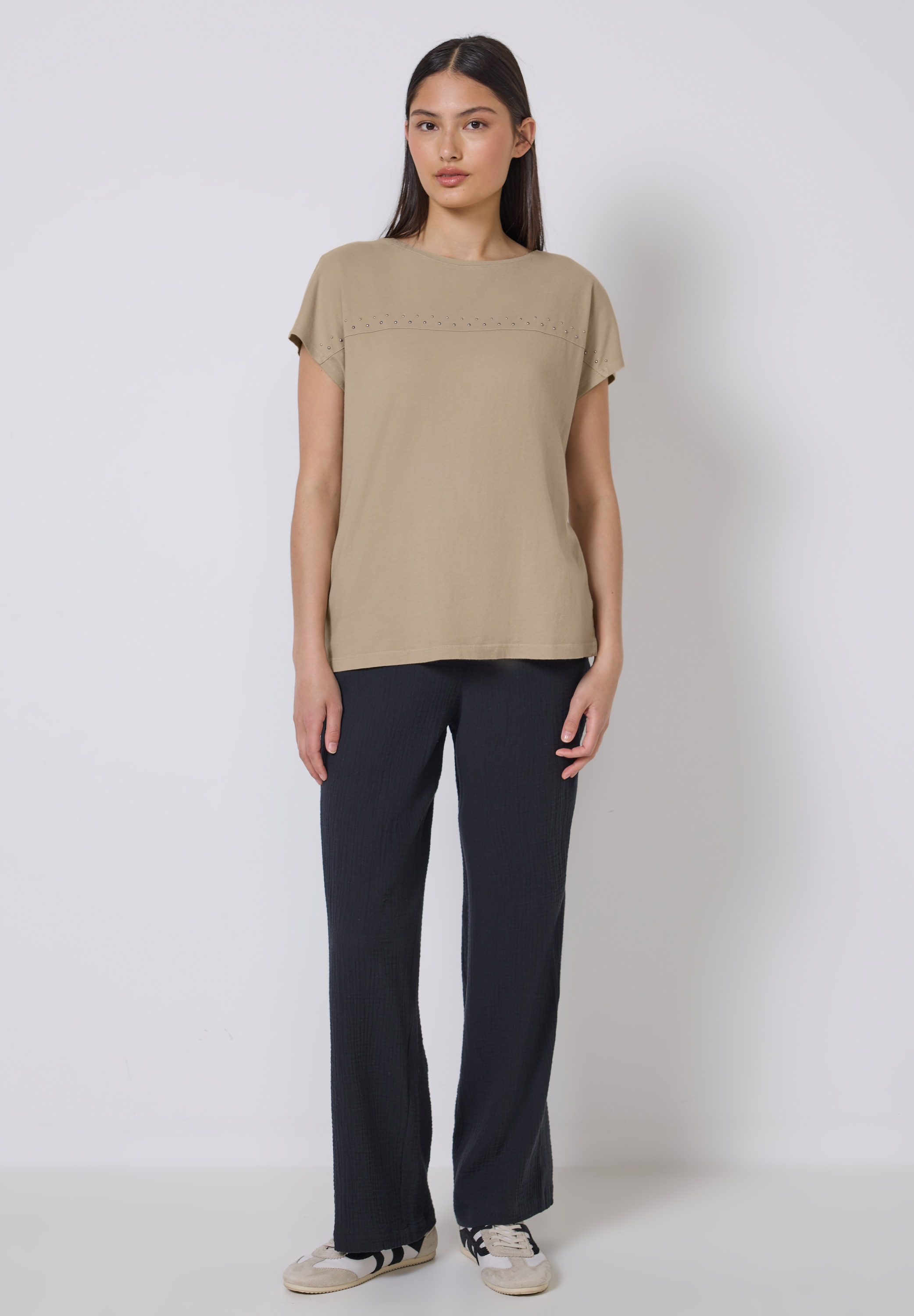 STREET ONE STUDIO T-Shirt, aus reiner Baumwolle
