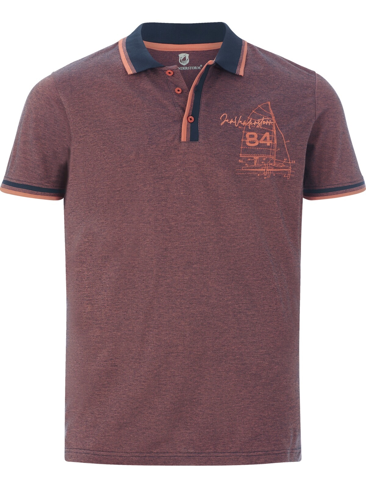 Jan Vanderstorm Poloshirt "Poloshirt HERFINN" 1 Stk. günstig online kaufen