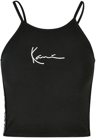 Muskelshirt »Karl Kani Damen KKWQ22001BLK KK Small Signature Tape Top«, (1 tlg.)