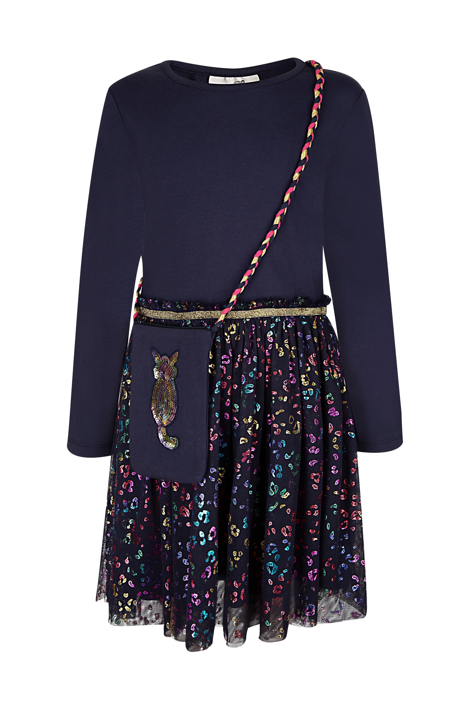 HAPPY GIRLS Mädchen Sommerkleid "dress", blau, Gr. 122, Stoff, 100% Baumwolle, Kleider