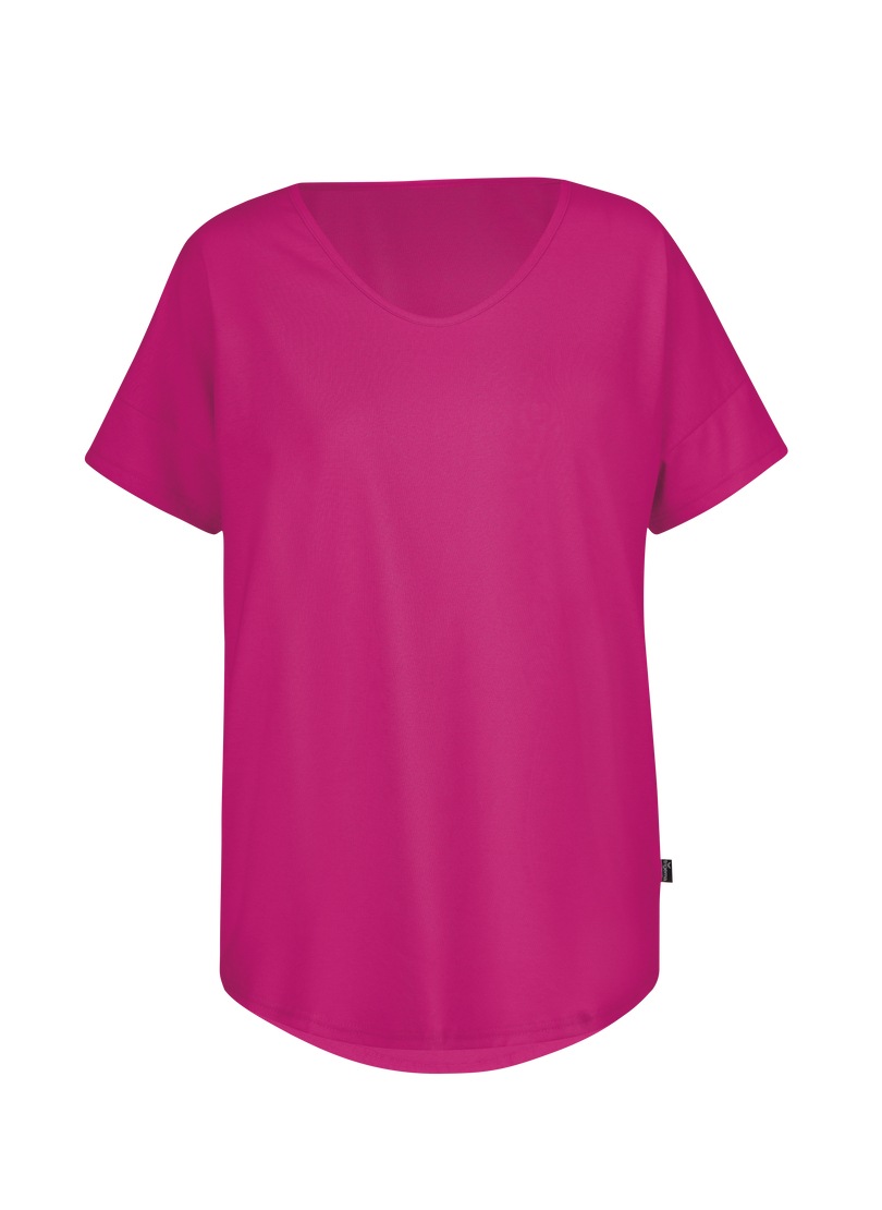 Trigema T-Shirt "TRIGEMA Oversized T-Shirt mit V-Ausschnitt" 1 Stk. tlg. günstig online kaufen