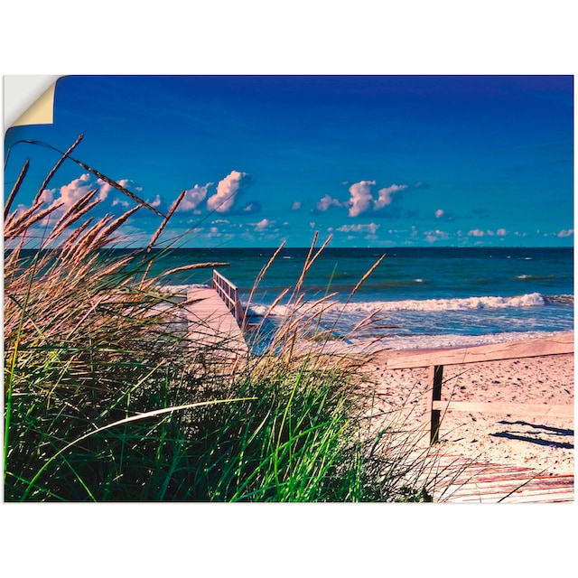 Artland Wandbild »Ostsee Impression Heiligenhafen«, Strand, (1 St.), als  Alubild, Leinwandbild, Wandaufkleber oder Poster in versch. Größen  bestellen | BAUR