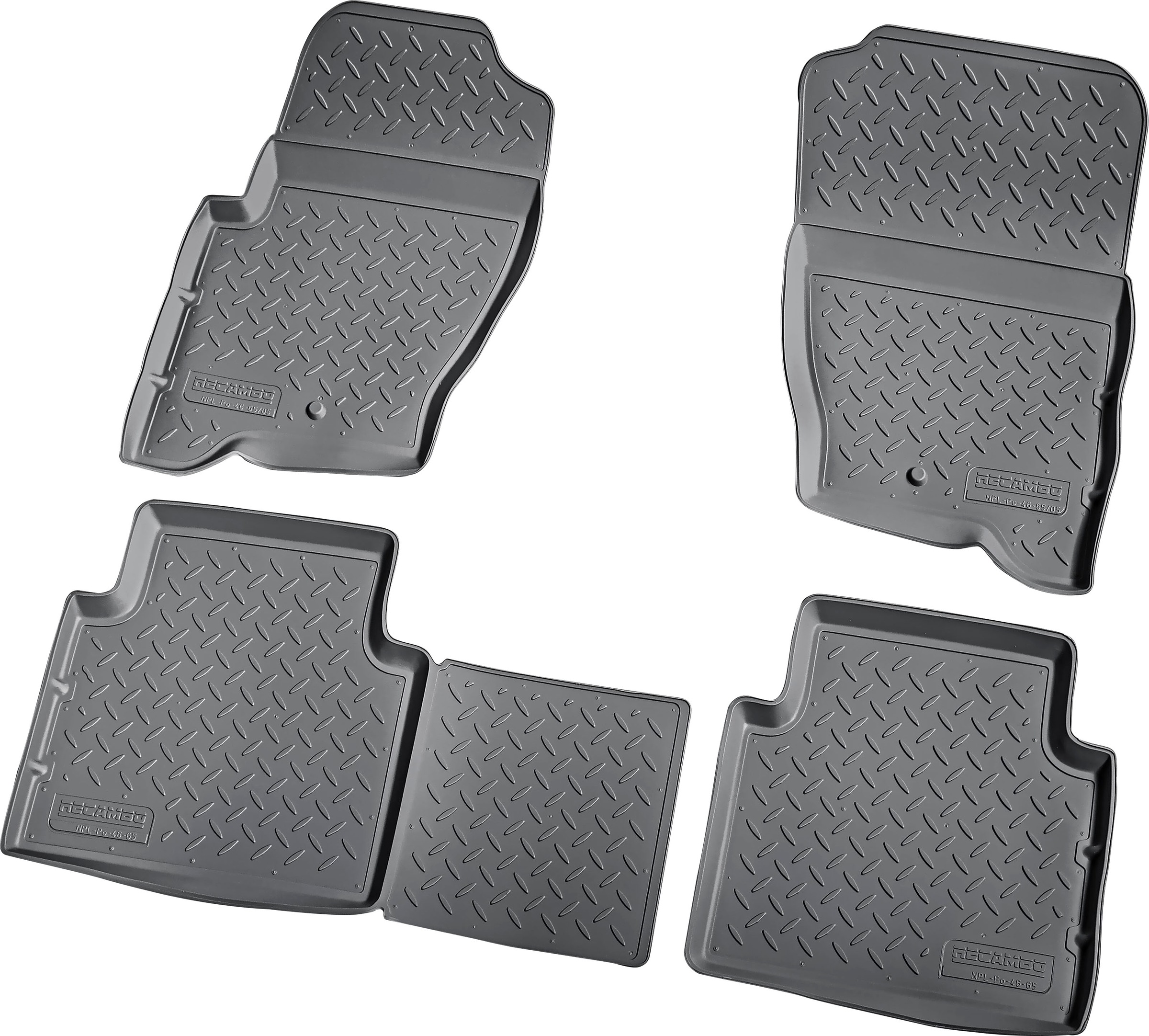 RECAMBO Passform-Fußmatten »CustomComforts«, Land Rover, Rover, (Set, 4 St.),  Sport I L320, LS 2005 - 2013, perfekte Passform kaufen | BAUR