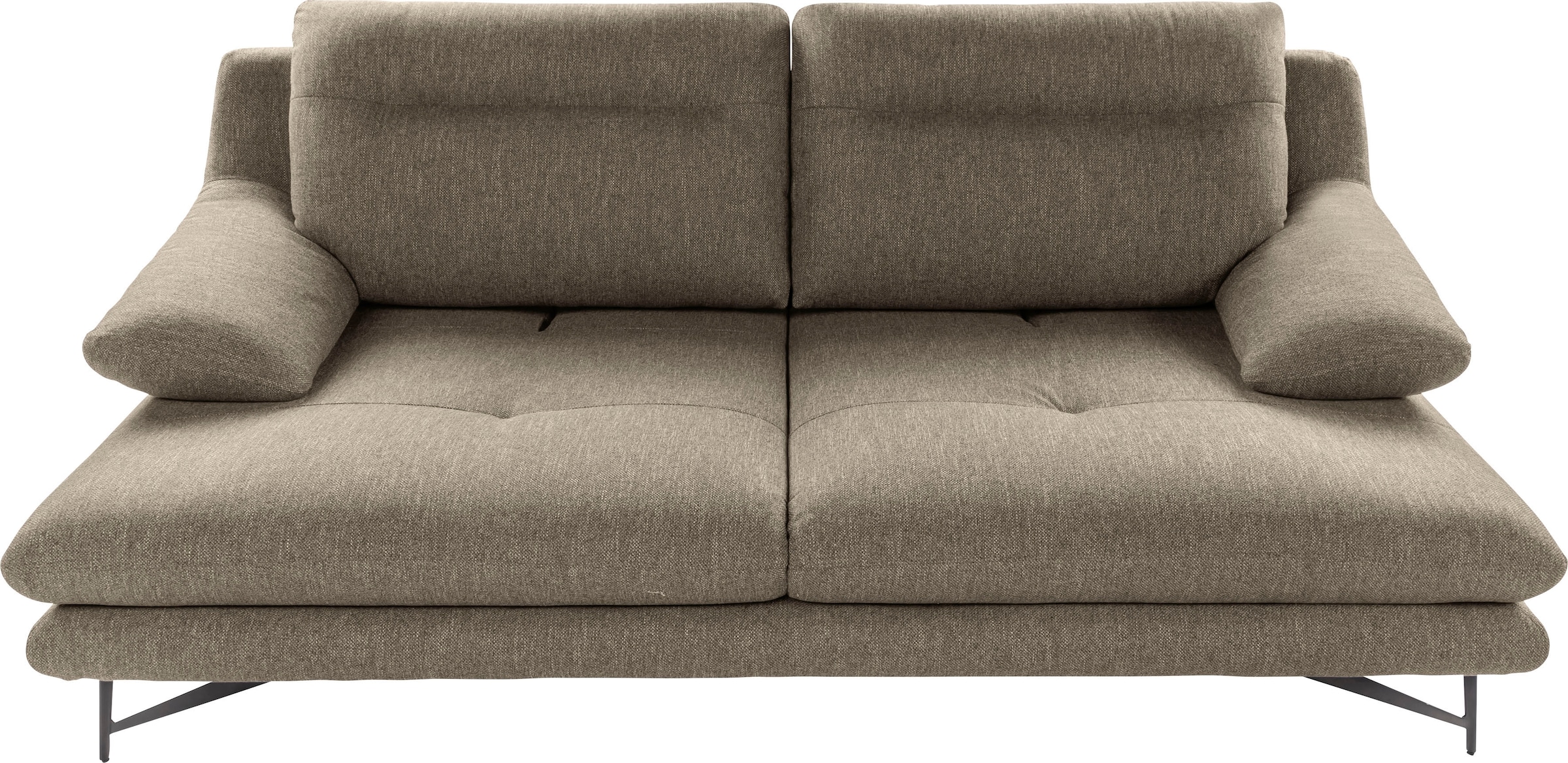 CALIA ITALIA 2-Sitzer »Cezanne, italienisches Designsofa mit erstklassigem Sitzkomfort«, wahlweise mit Sitztiefenverstellung