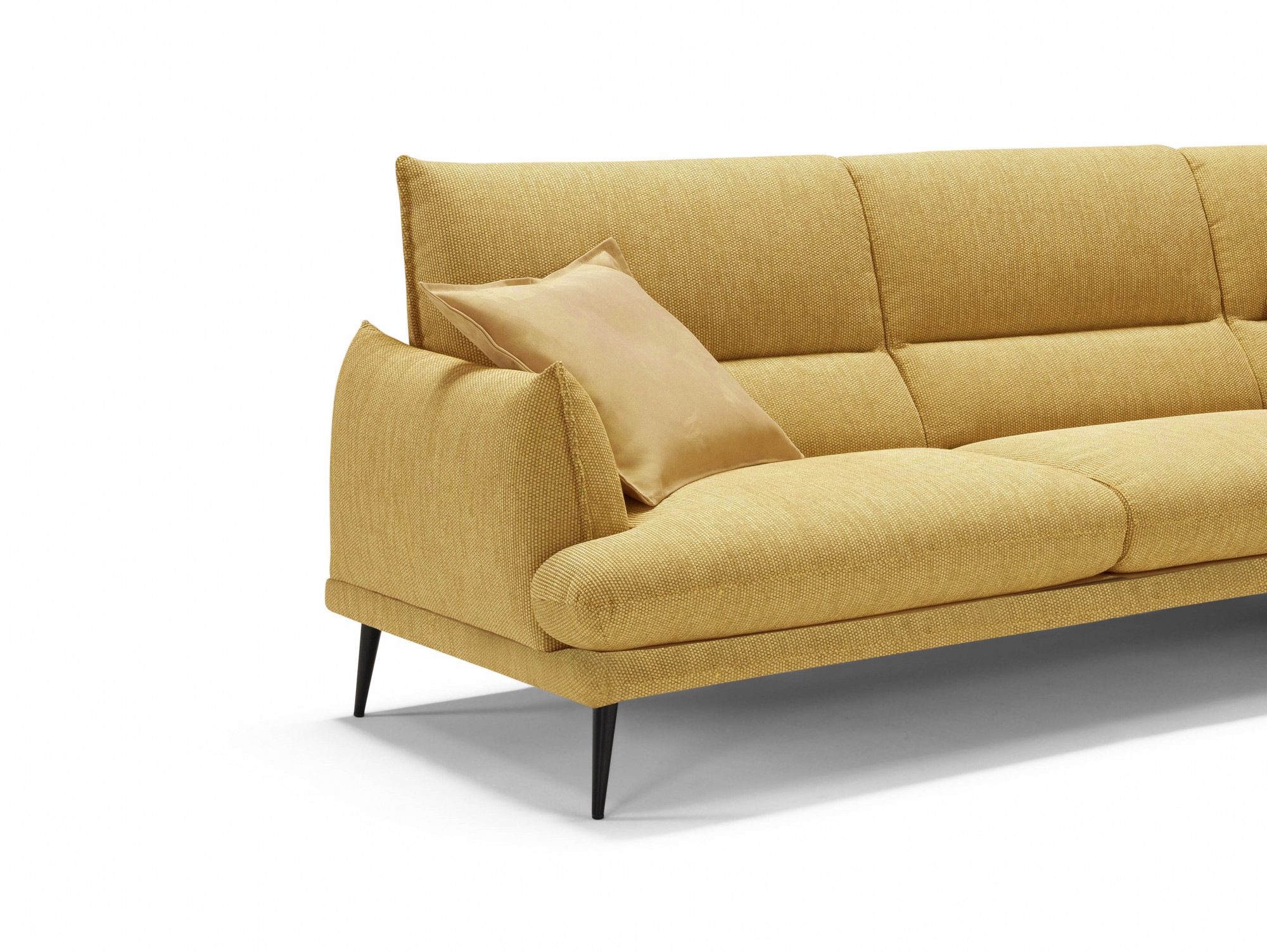 Egoitaliano Ecksofa »FUNNY, hochwertiges und aktuelles Design, bequeme Rückenlehne«, toller Sitzkomfort, L-Form