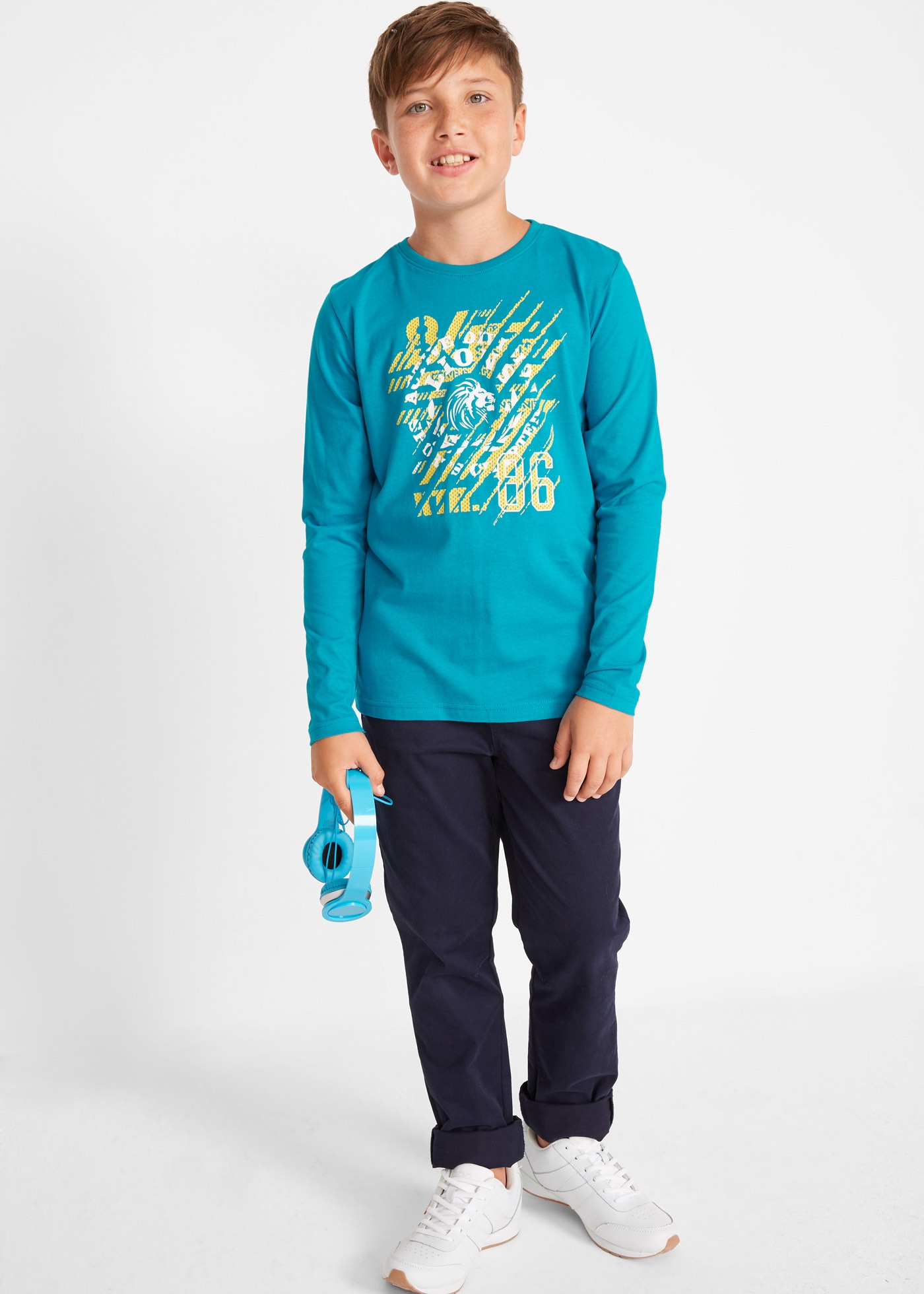 bonprix Langarmshirt Packung, 2, 2 Stk.