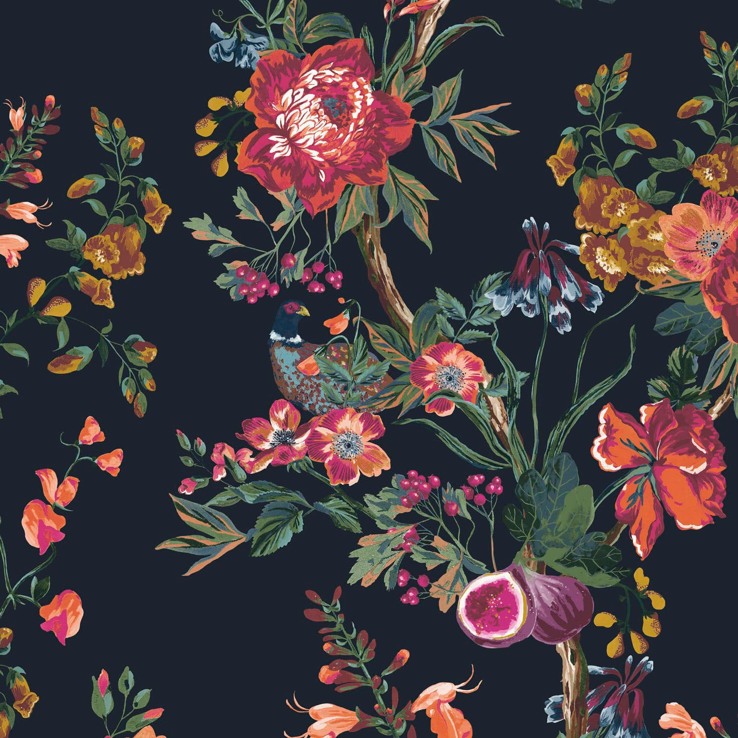 Vliestapete »Forest Chinoiserie«, floral, floral