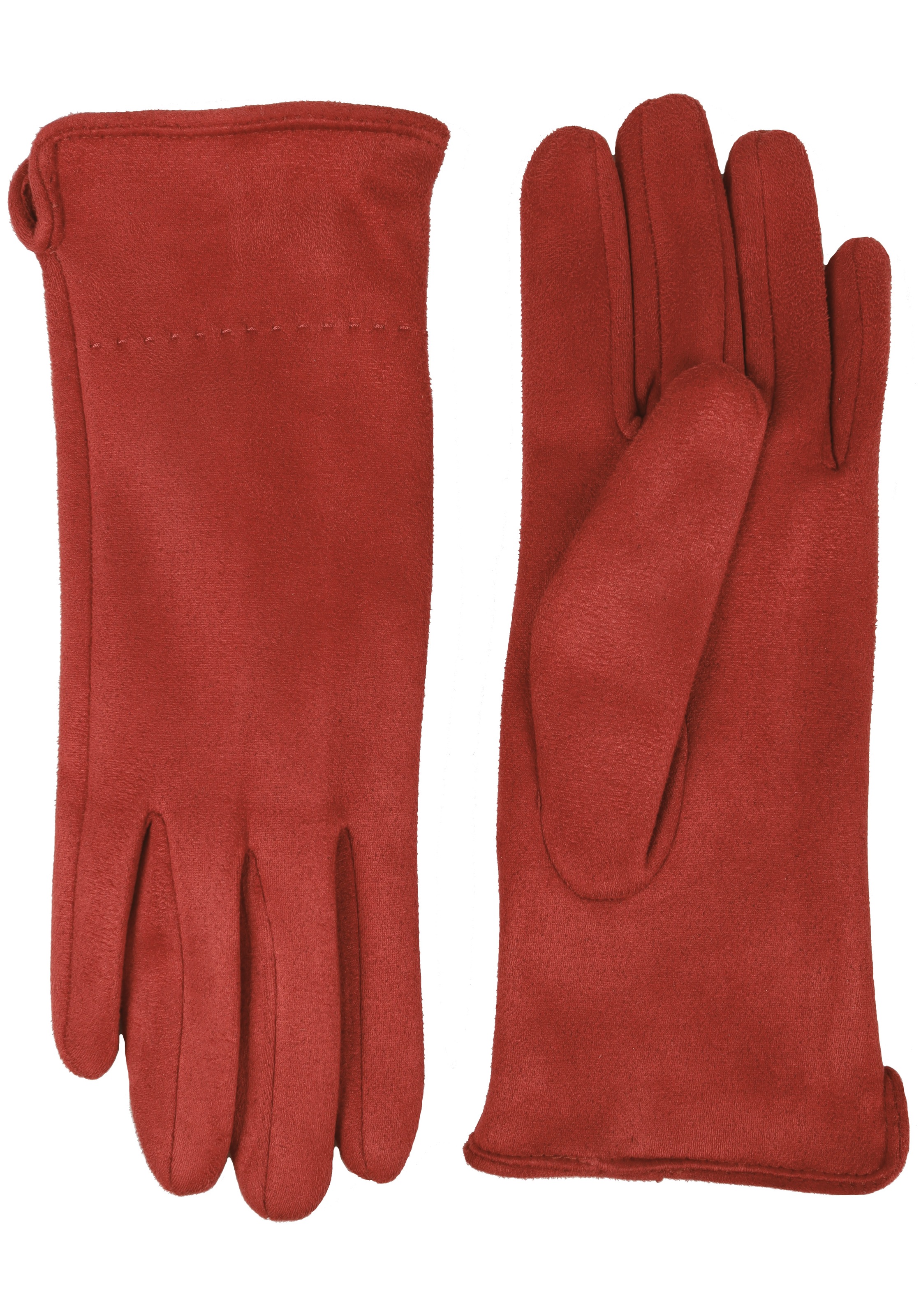 Capelli New York Strickhandschuhe 1 Paar, mit Ziernaht, Metall-Logo, Feinri günstig online kaufen