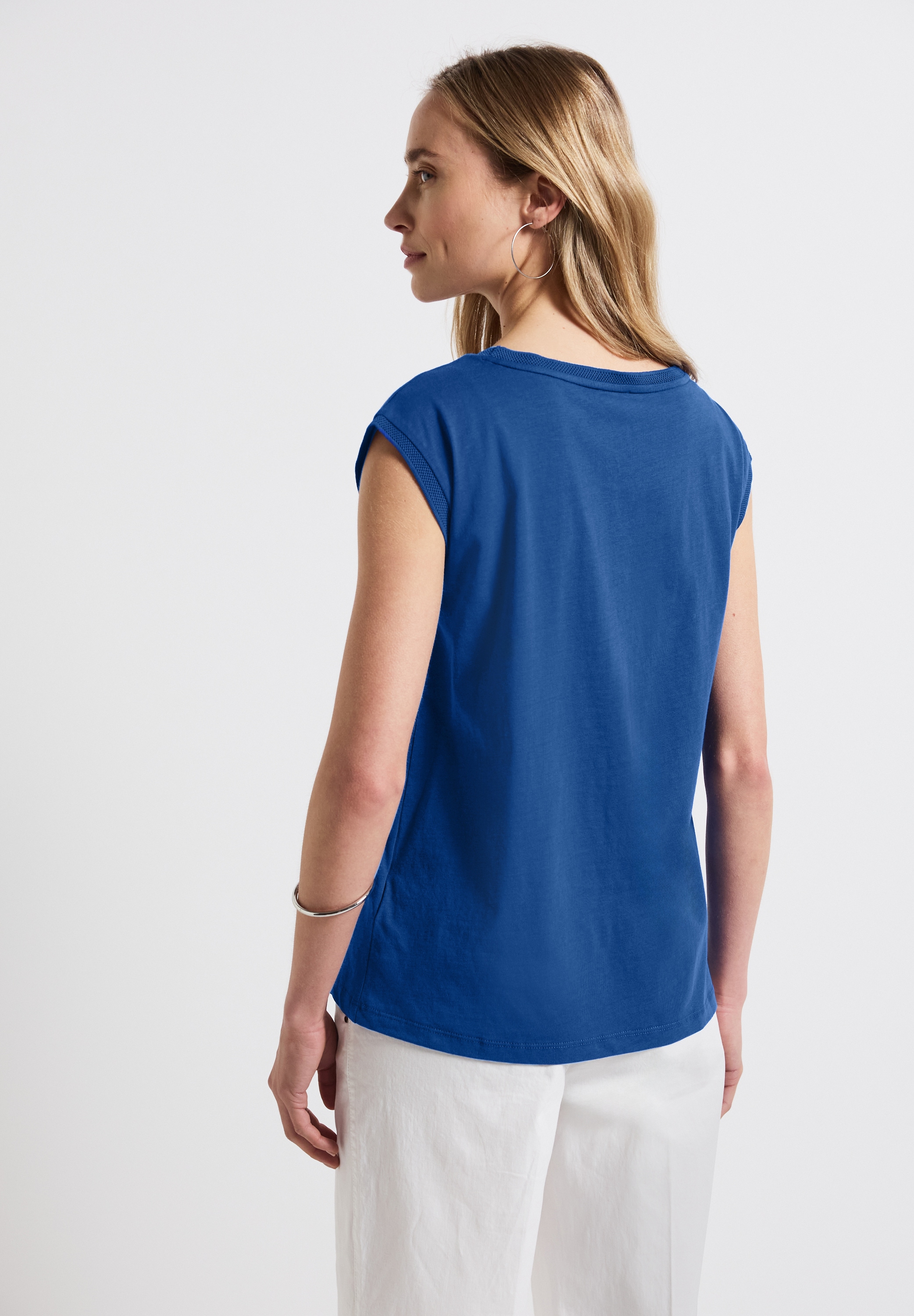 STREET ONE T-Shirt, aus reiner Baumwolle