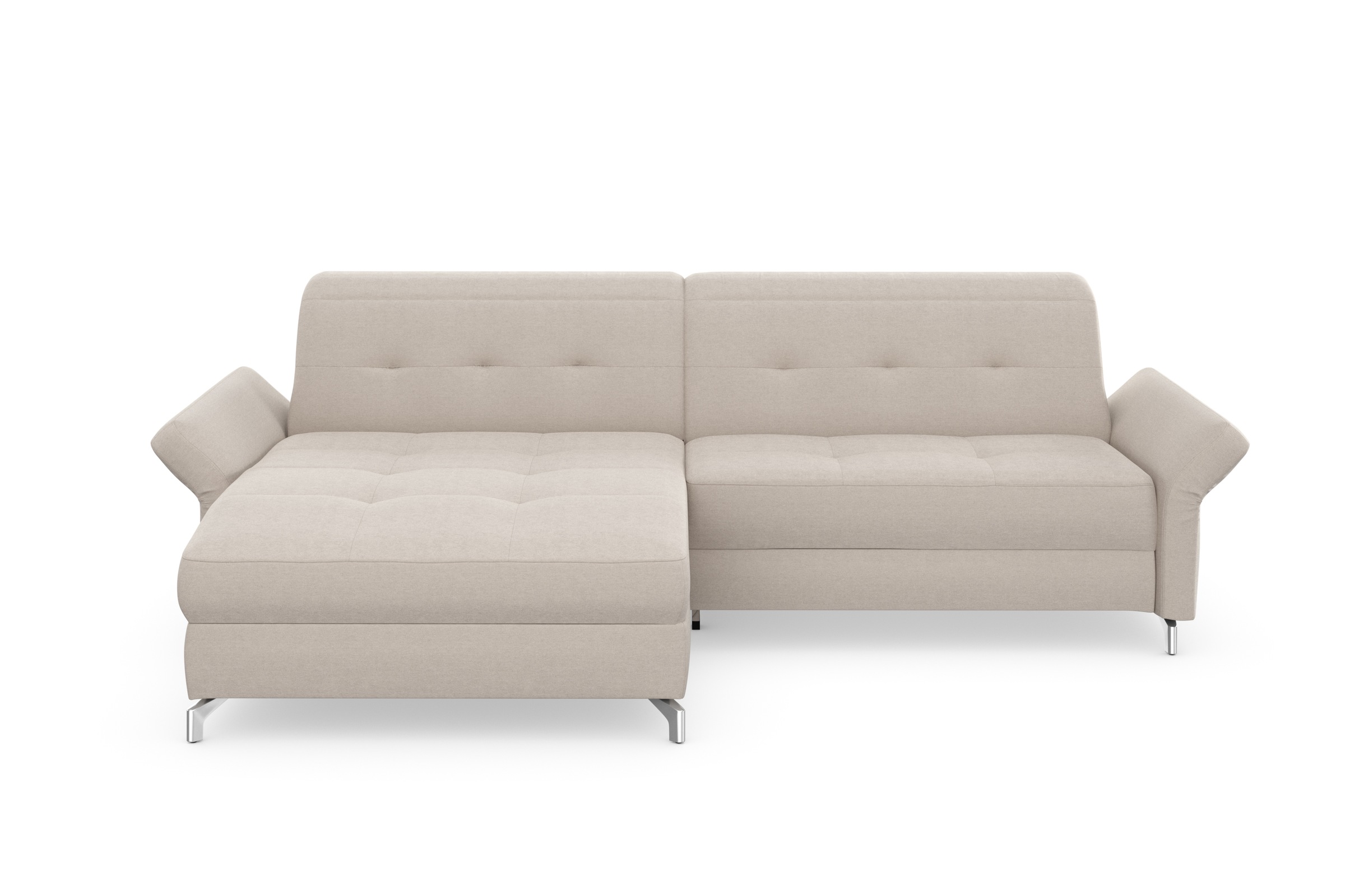 Home affaire Ecksofa "Maredo L-Form" Federkern, wahlweise auch mit Kopfteil günstig online kaufen