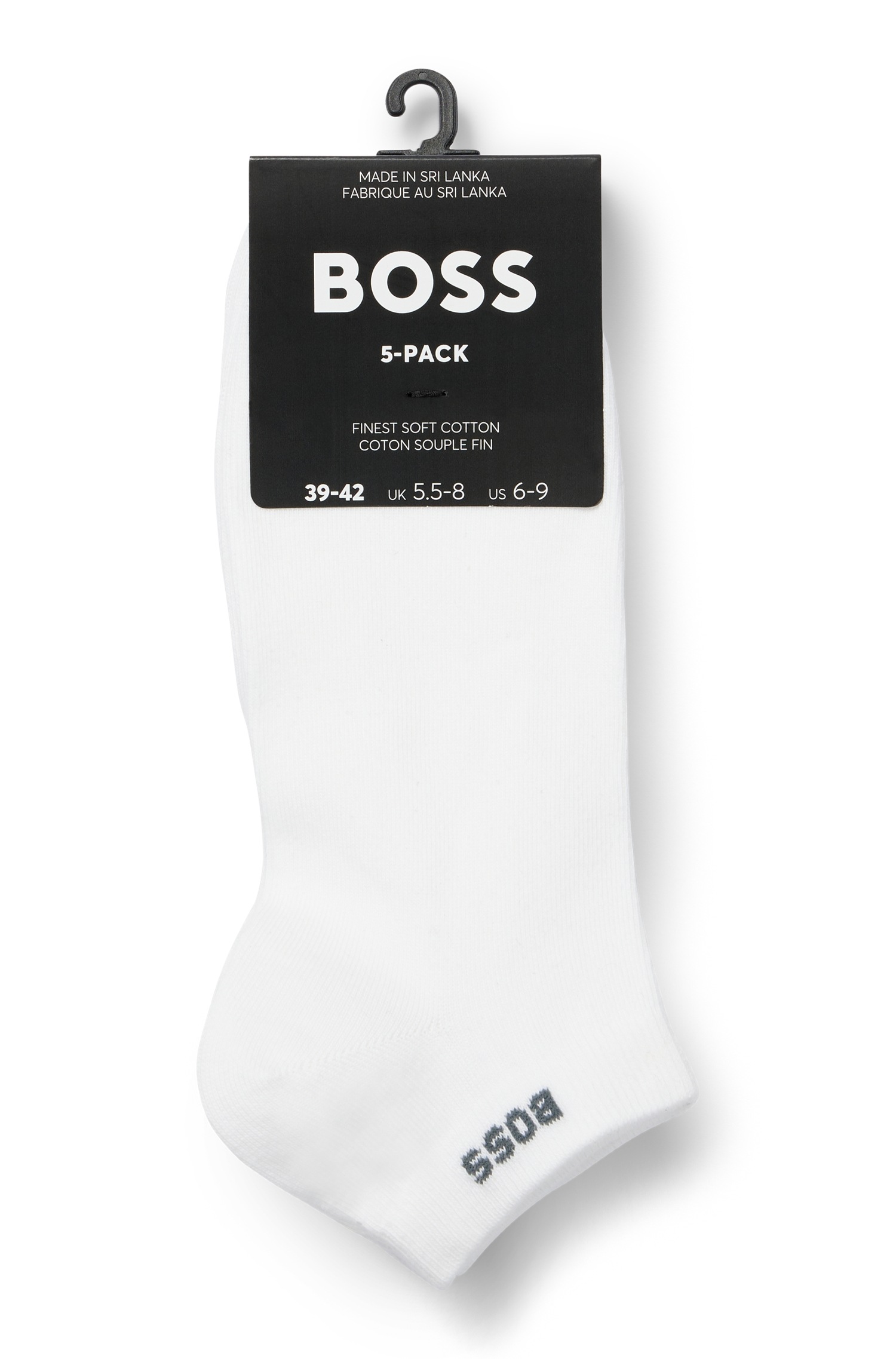 BOSS Sneakersocken "5P AS Uni CC" Packung, 5 Stk. tlg. mit BOSS Label günstig online kaufen