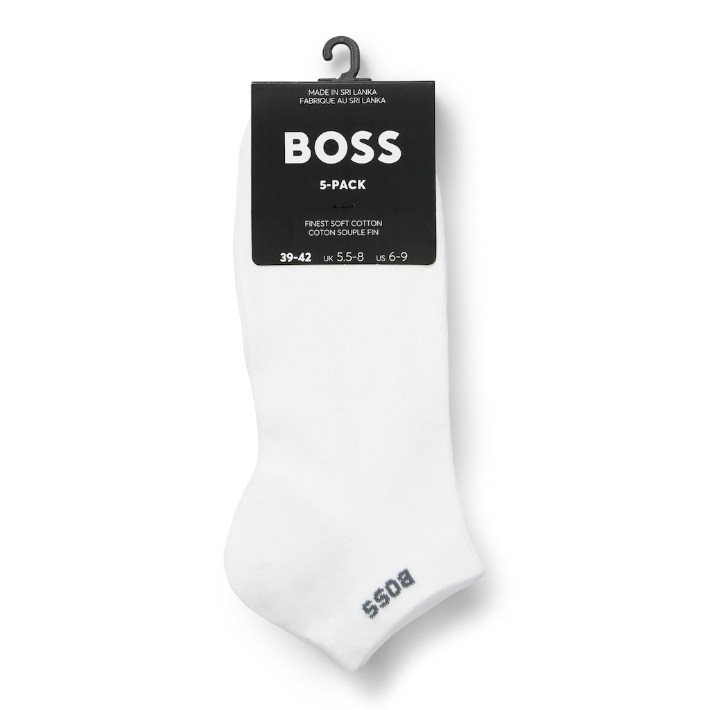 BOSS Sneakersocken »5P AS Uni CC«, (Packung, 5 Paar)