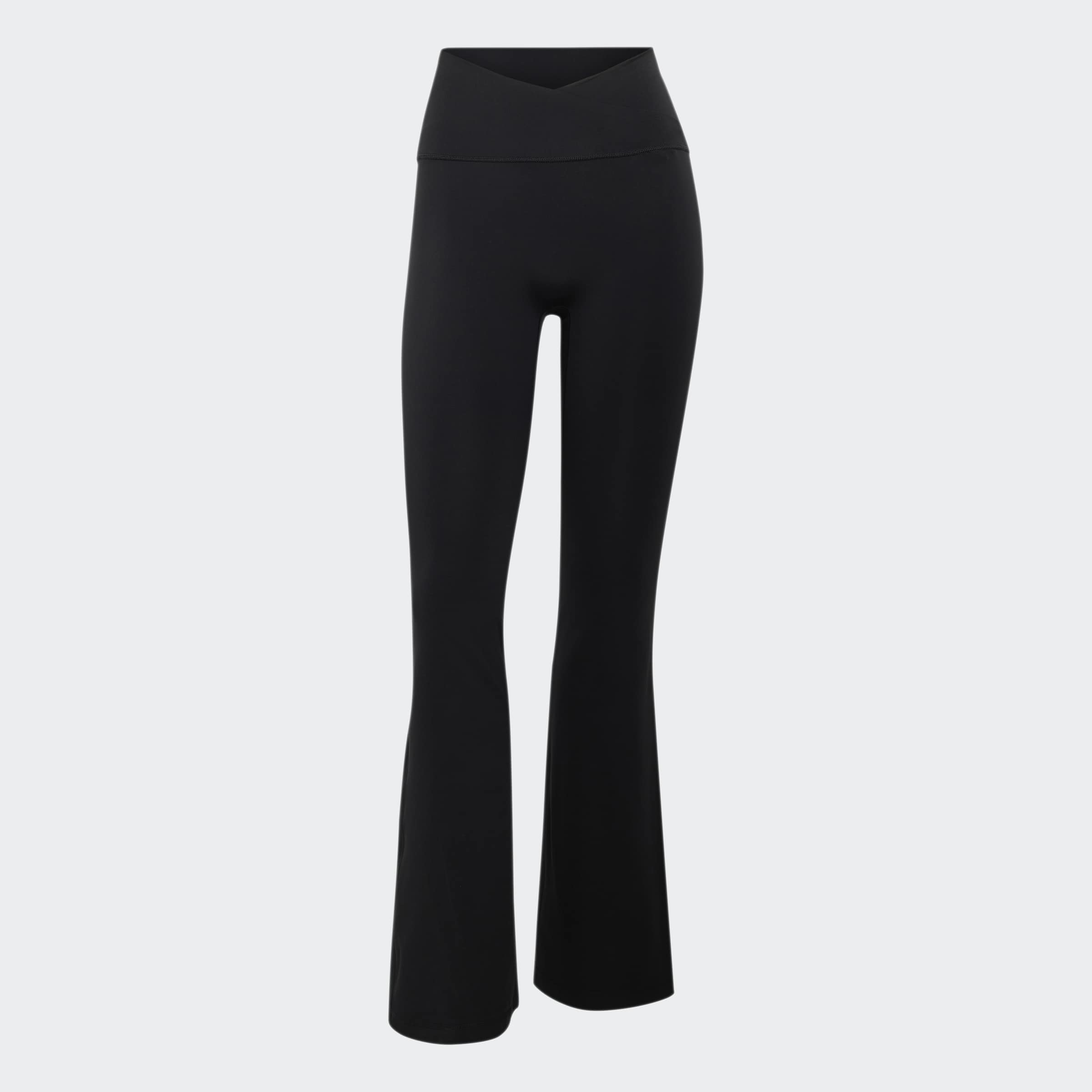 adidas Performance Trainingstights »3-STREIFEN STUDIO ALL ME FLARE X-OVER LEGGINGS«