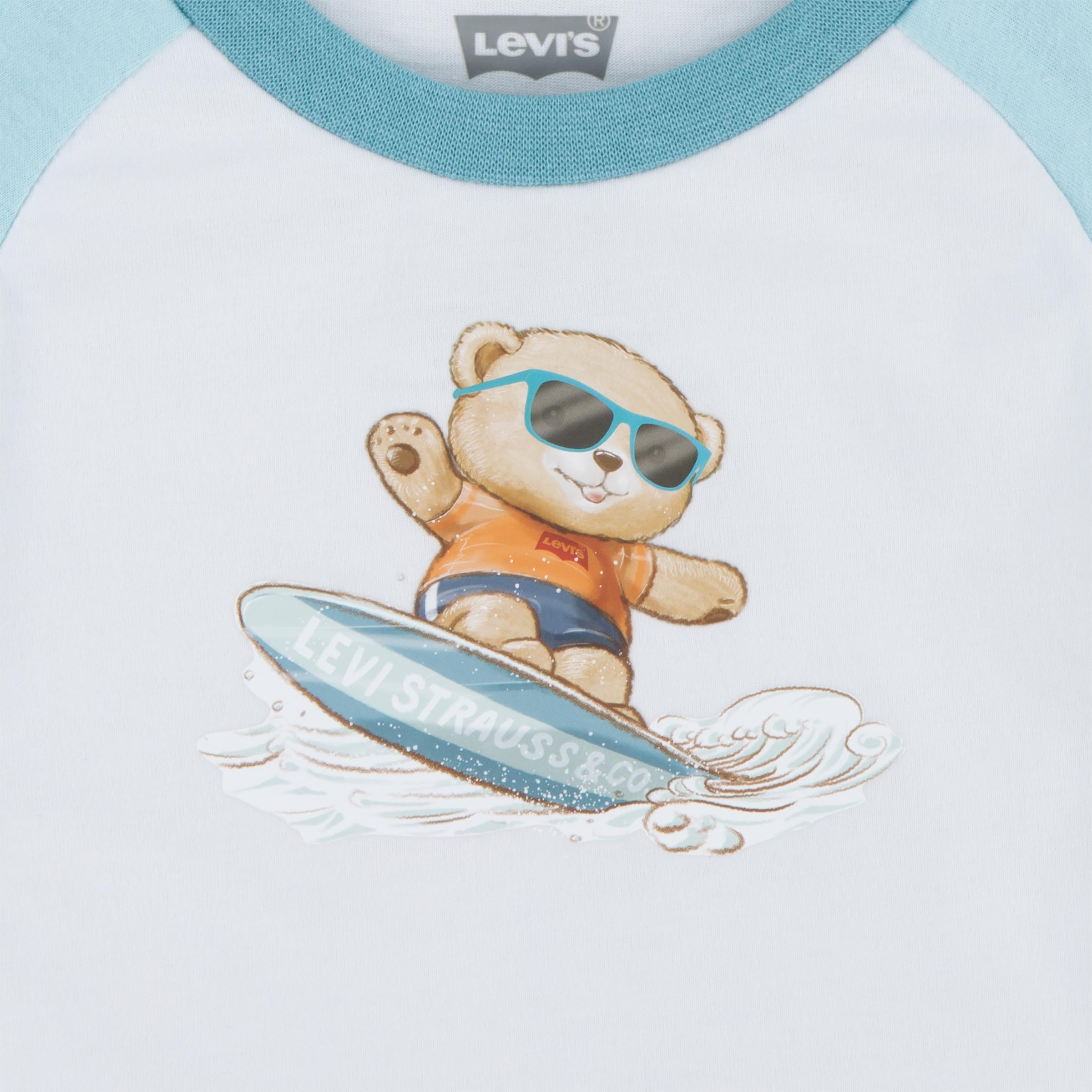 Levi's® Kids Print-Shirt, (Set, 2 tlg.), und Jeansshorts, for BOYS