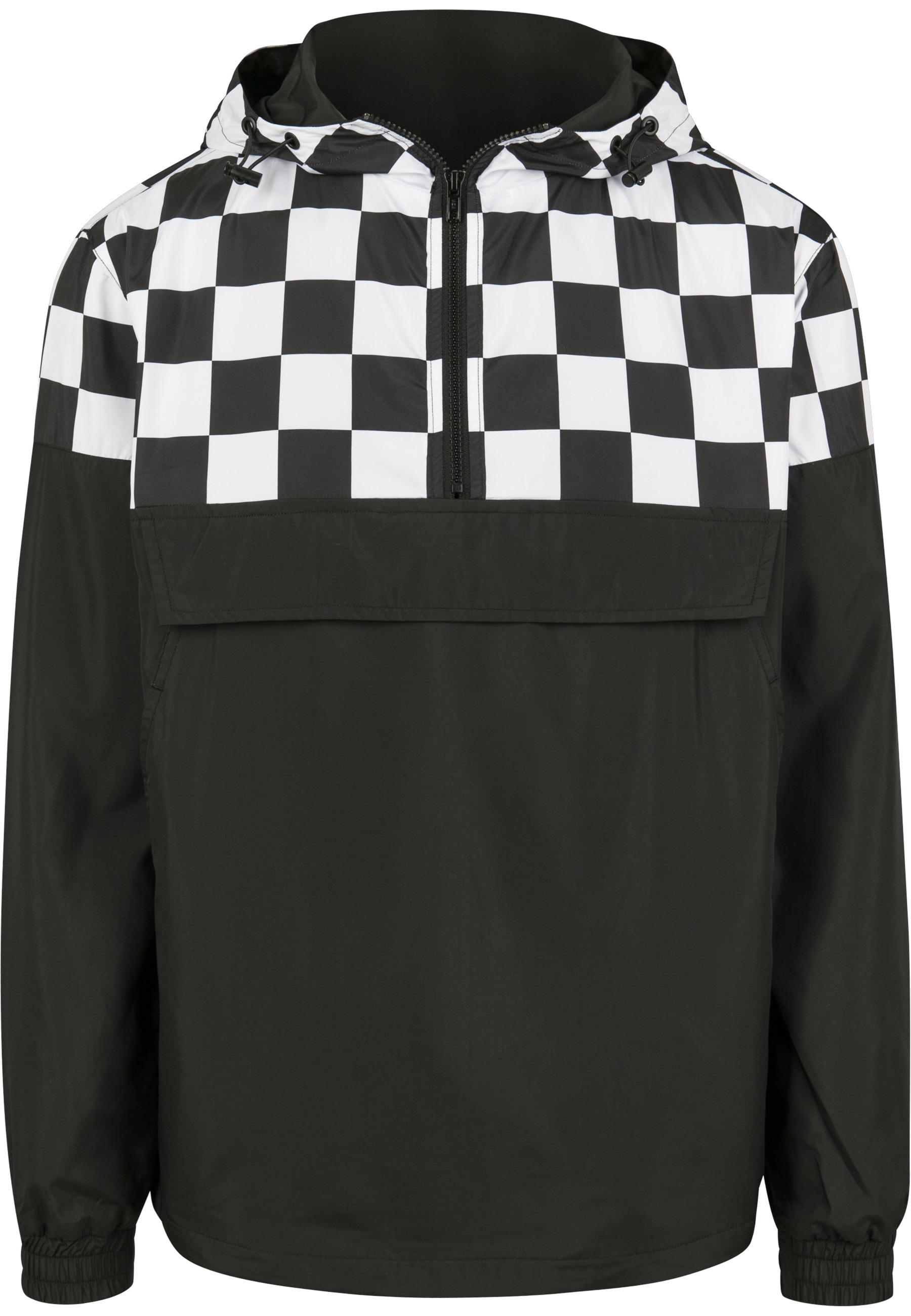 URBAN CLASSICS Langmantel "Urban Classics Herren Check Pull Over Jacket" günstig online kaufen