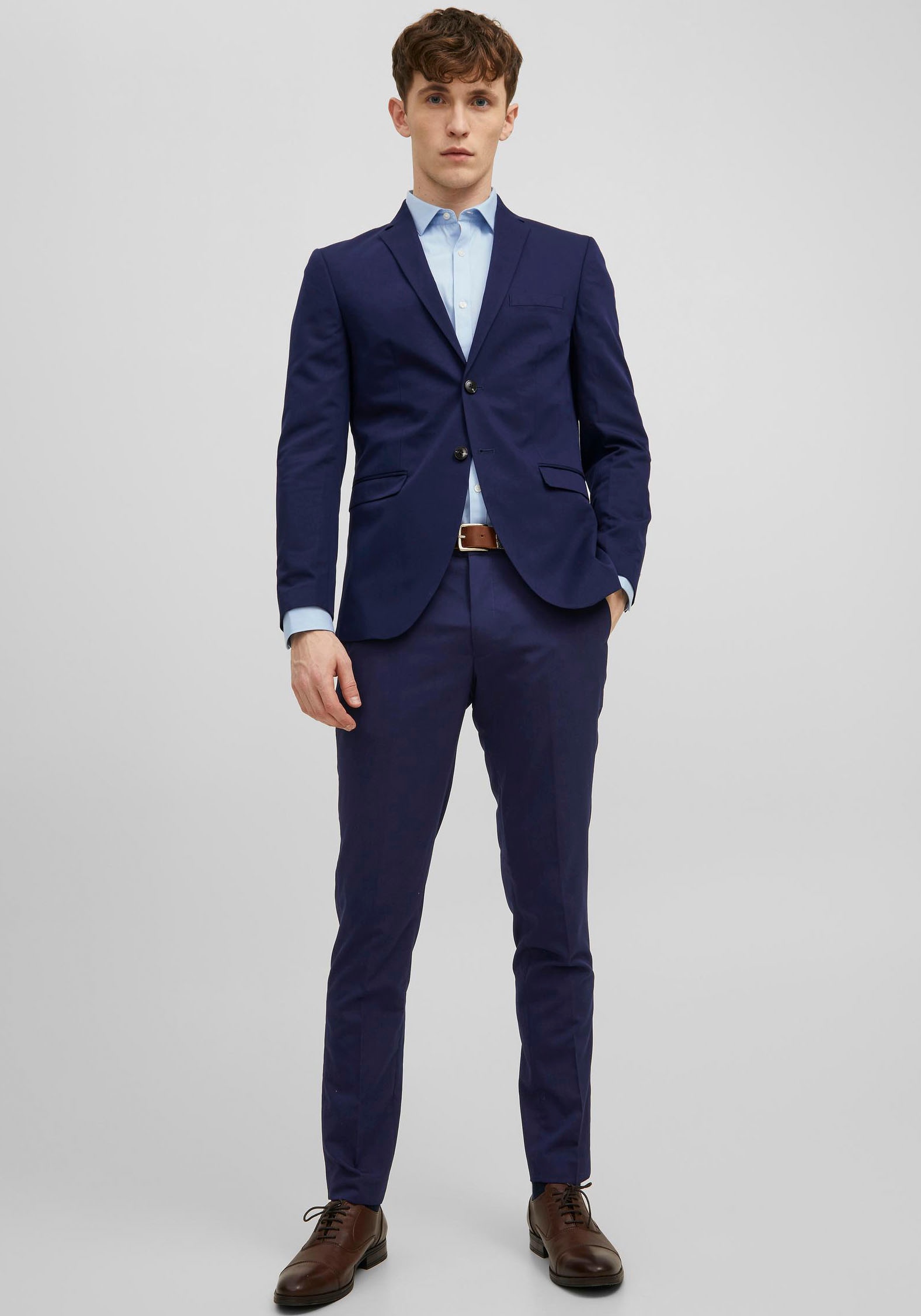 Jack & Jones Anzughose "JPRFRANCO Hose mit schmalem Bein und cleanem Look", günstig online kaufen