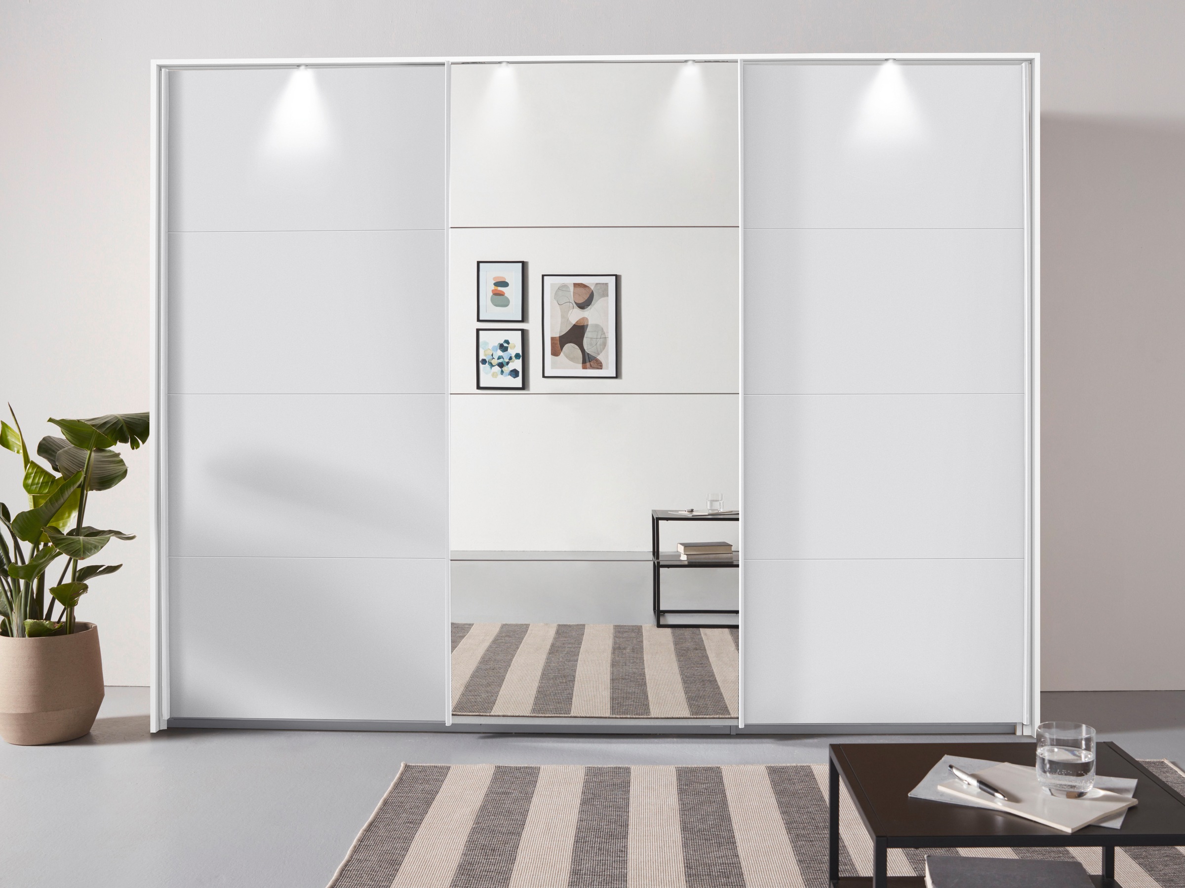 rauch Schwebetürenschrank "Kleiderschrank Schrank Garderobe OTELI inkl. 3 I günstig online kaufen