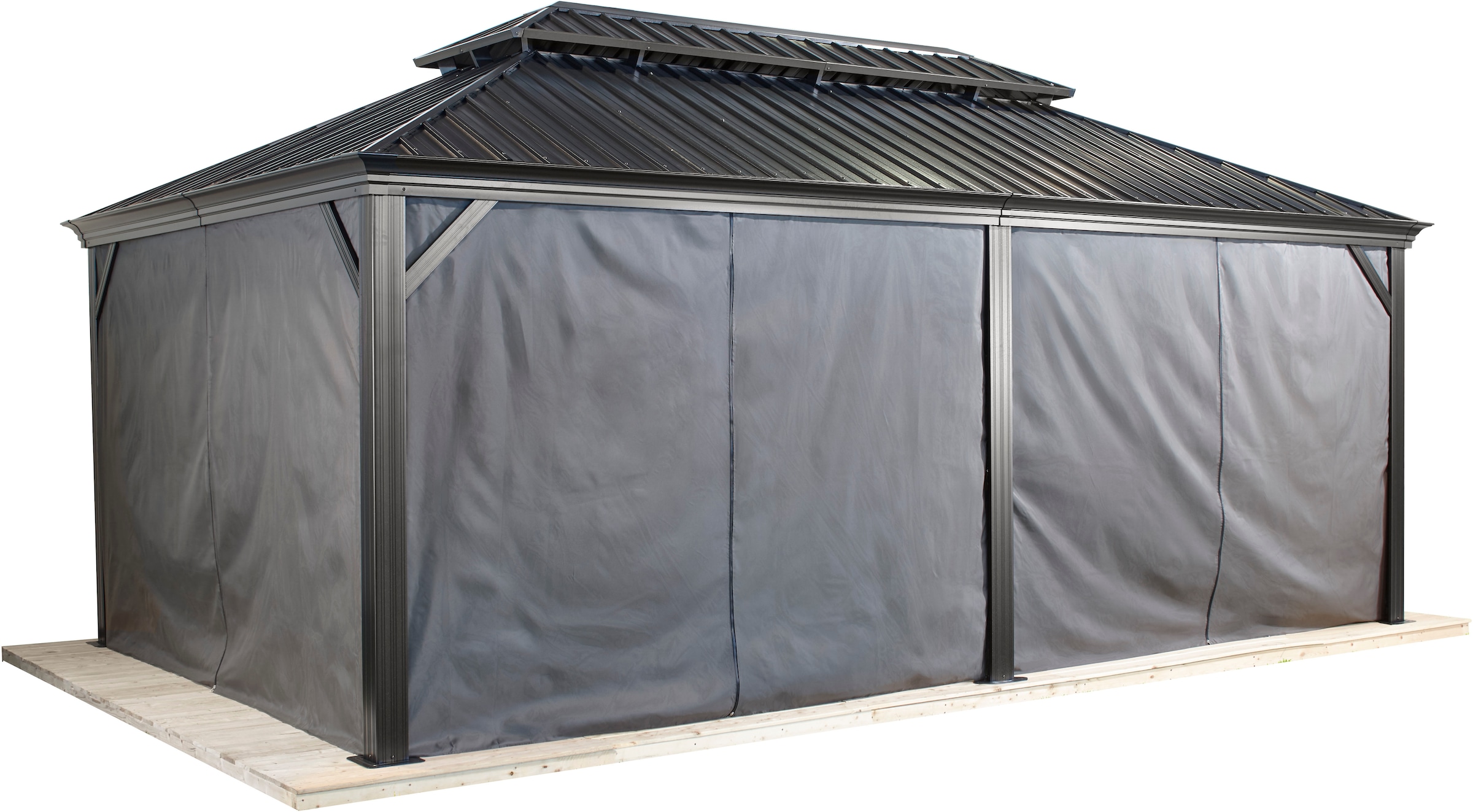 Sojag Pavillon "Messina", (Set), BxTxH: 598x363x307 cm, inkl. Westmann Heiz günstig online kaufen