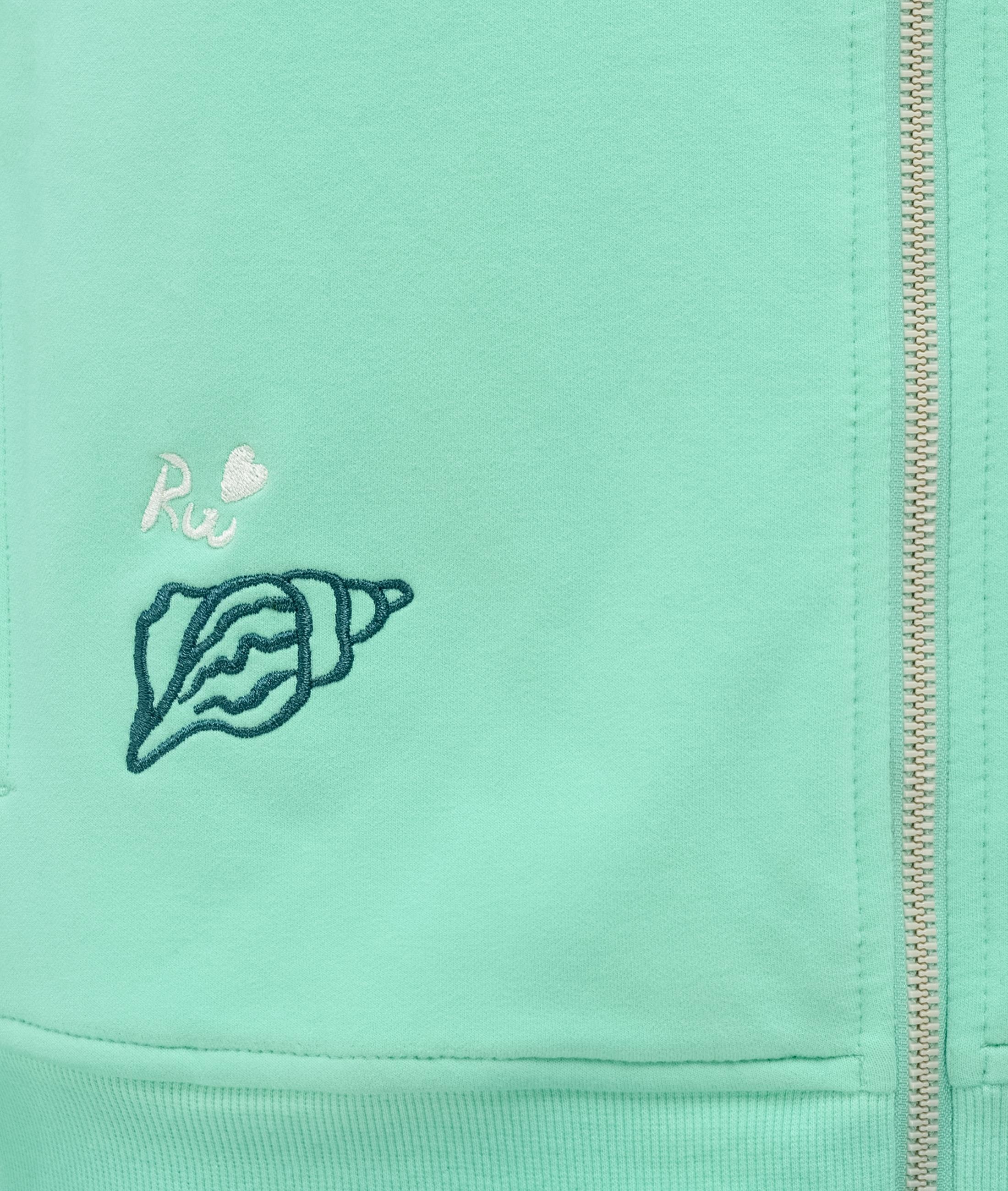 Ragwear Parya Embro Women's Sweatshirt Jacket Light Green L 3