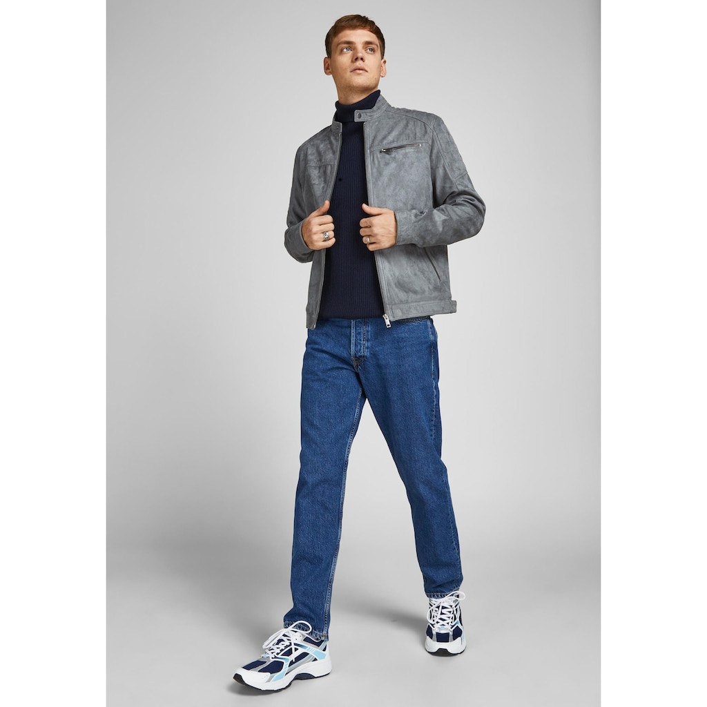 Jack & Jones Bikerjacke »ROCKY JACKET«, ohne Kapuze