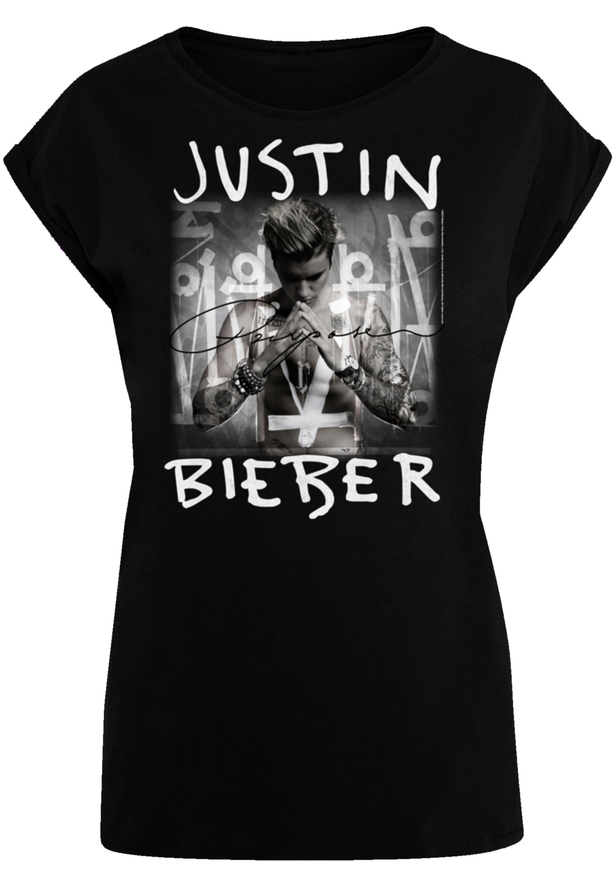 F4NT4STIC T-Shirt "Justin Bieber Purpose Album Cover", Premium Qualität, Mu günstig online kaufen