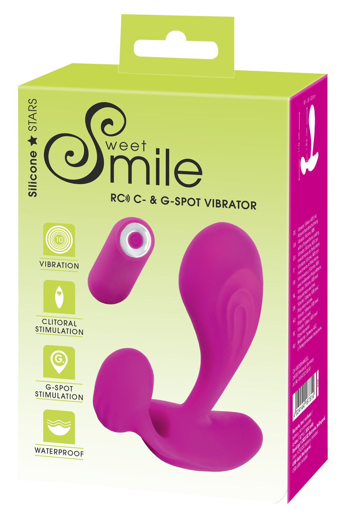 Sweet Smile Vibrator »Vibrator RC C- & G-Spot Vibrator«