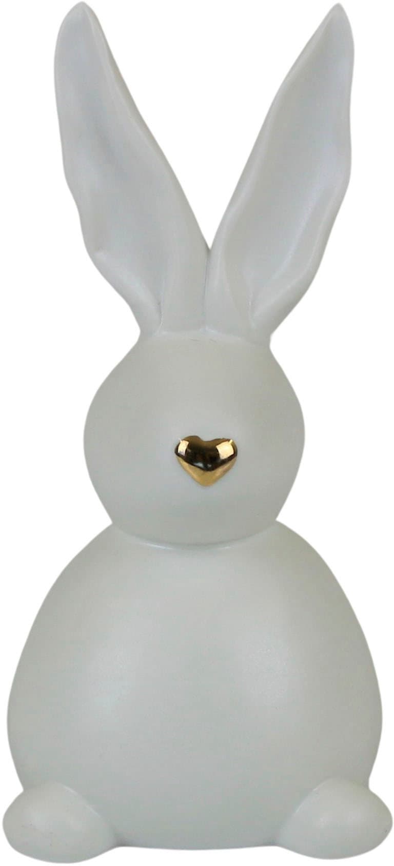 AM Design Osterhase "Osterfigur, Hase, Höhe ca. 21 cm, Frühjahrsdeko", Dekofigur aus Porzellan, Ostern, Osterdekoration