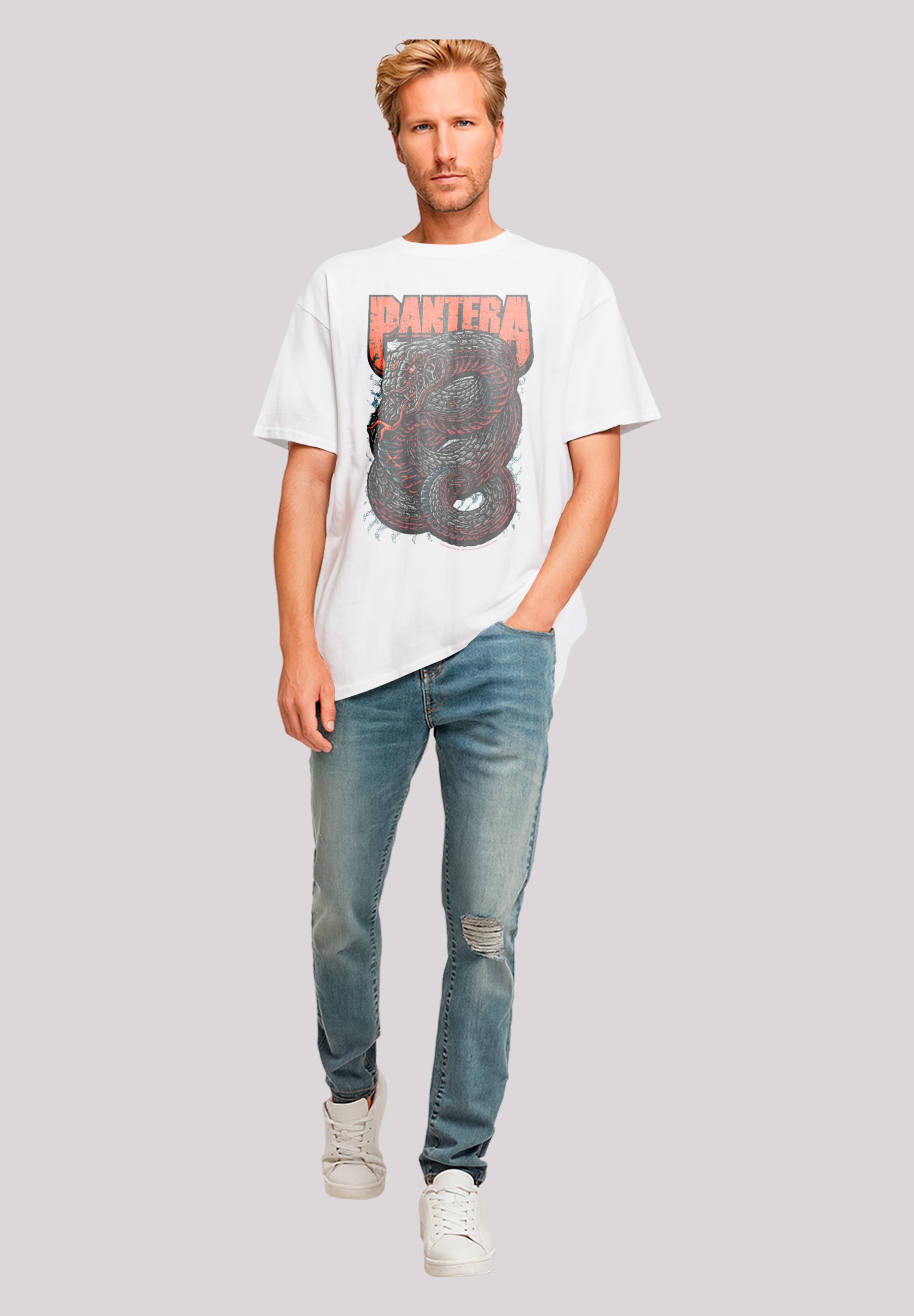 F4NT4STIC T-Shirt »Pantera Venomous Snake«, Premium Qualität