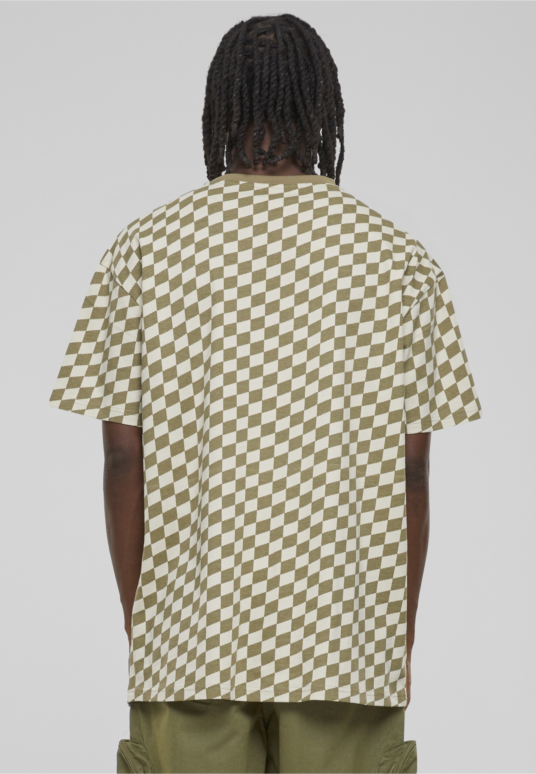 URBAN CLASSICS Kurzarmshirt »Urban Classics Herren Oversized Check Tee« 1 Stk.