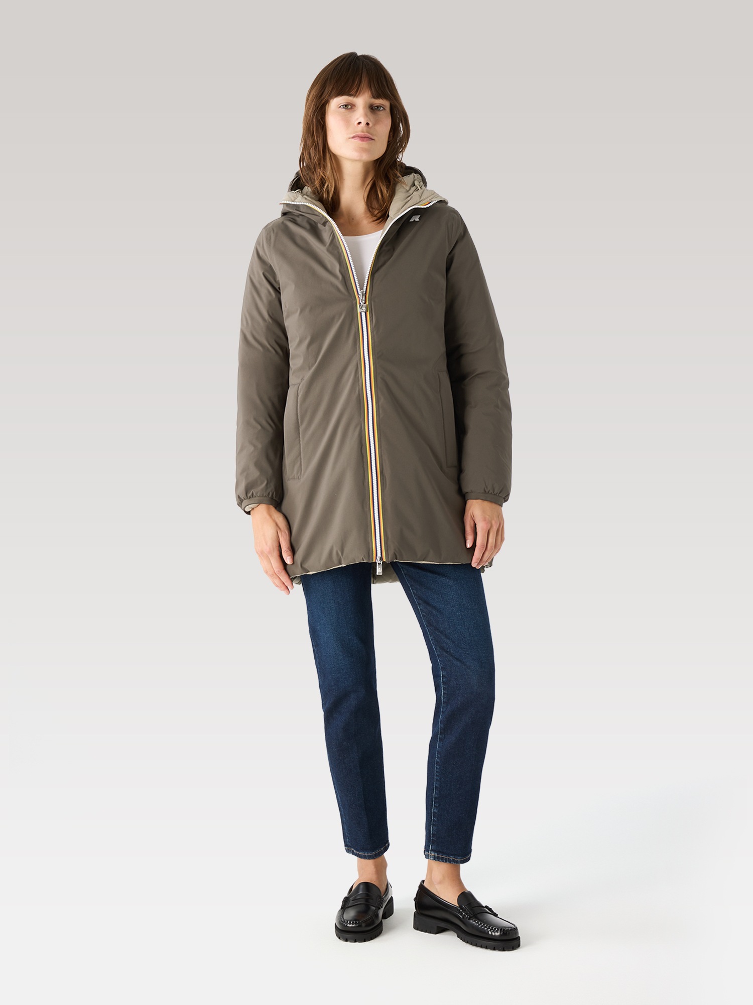 K-WAY Funktionsjacke »K-Way Winterjacke SOPHIE ST THERMO DOUBLE zum Wenden«