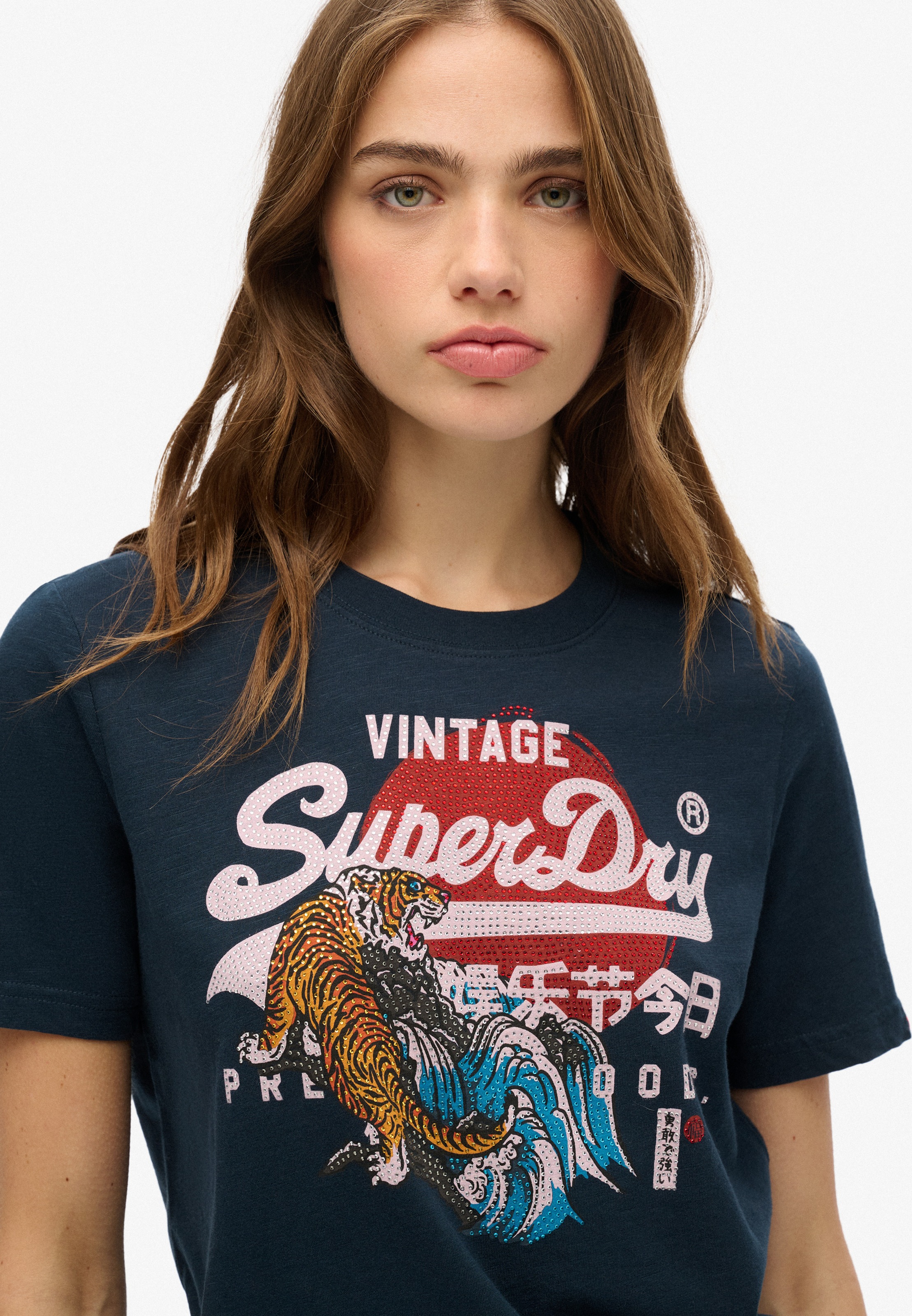 Superdry Kurzarmshirt "VL TOKYO RELAXED TEE" günstig online kaufen