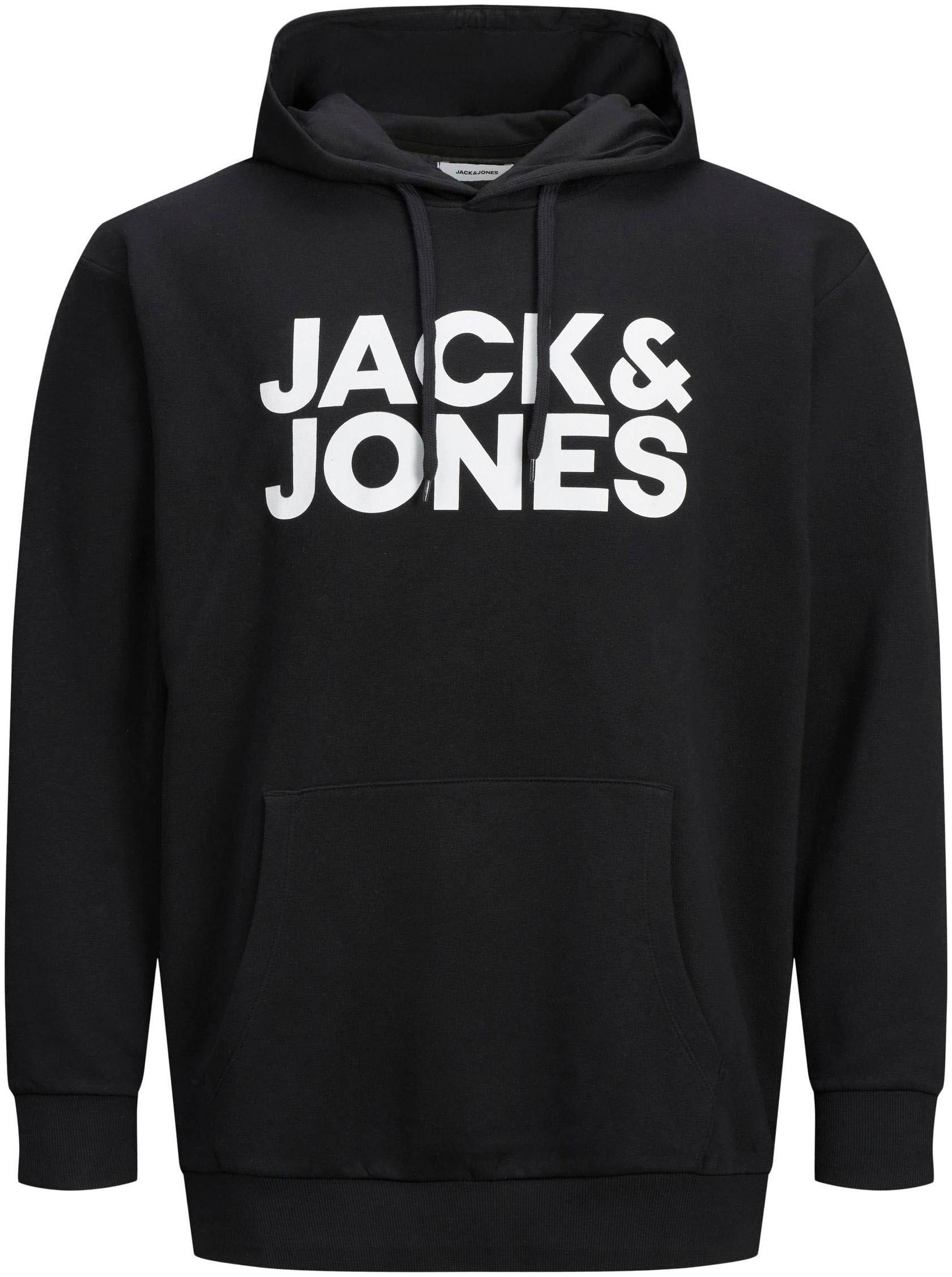 Jack & Jones PlusSize Kapuzensweatshirt »CORP LOGO SWEAT HOOD«, Bis Größe 6XL