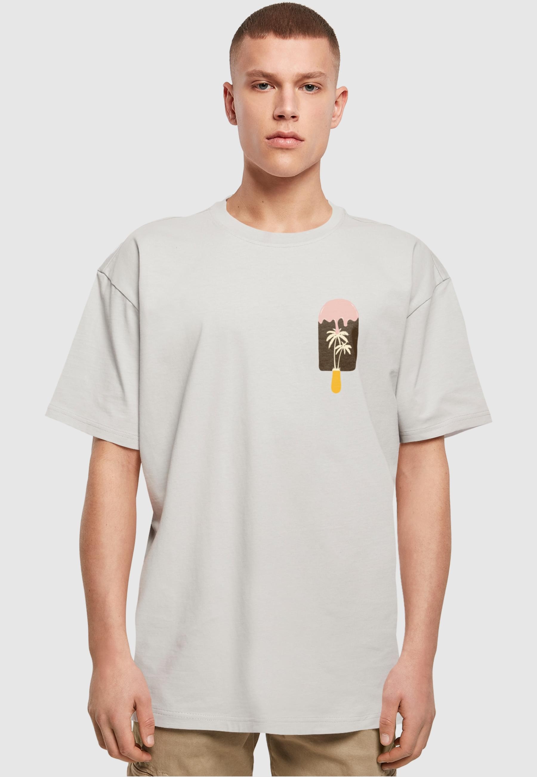 Thumbnail - Merchcode T-Shirt "Merchcode Herren Summer - Icecream Heavy Oversize Tee", (1 tlg.)