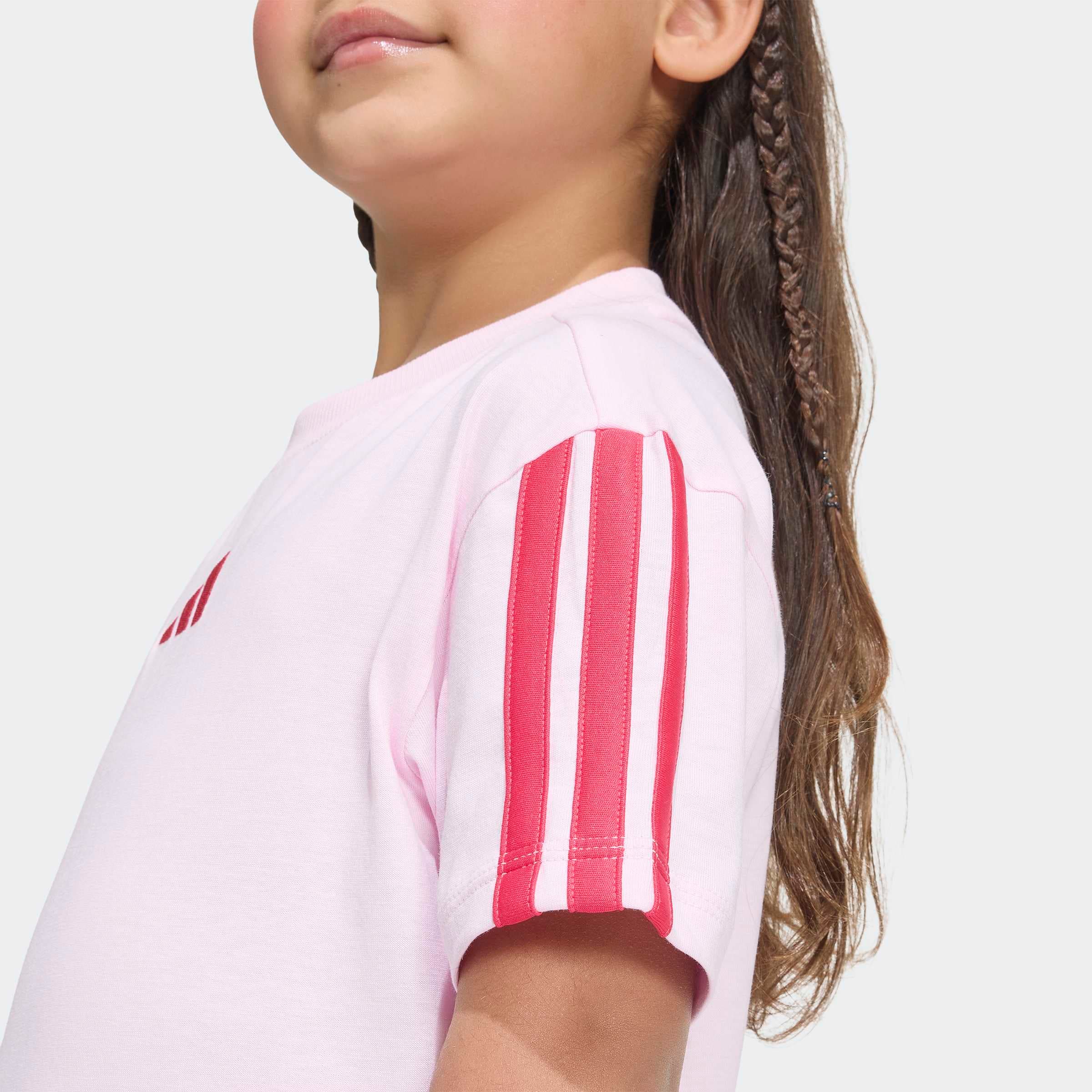 adidas Sportswear Trainingsanzug »LK 3S T-SET 160« 2 für Kinder, mit 2 Teilen, aus Baumwolle