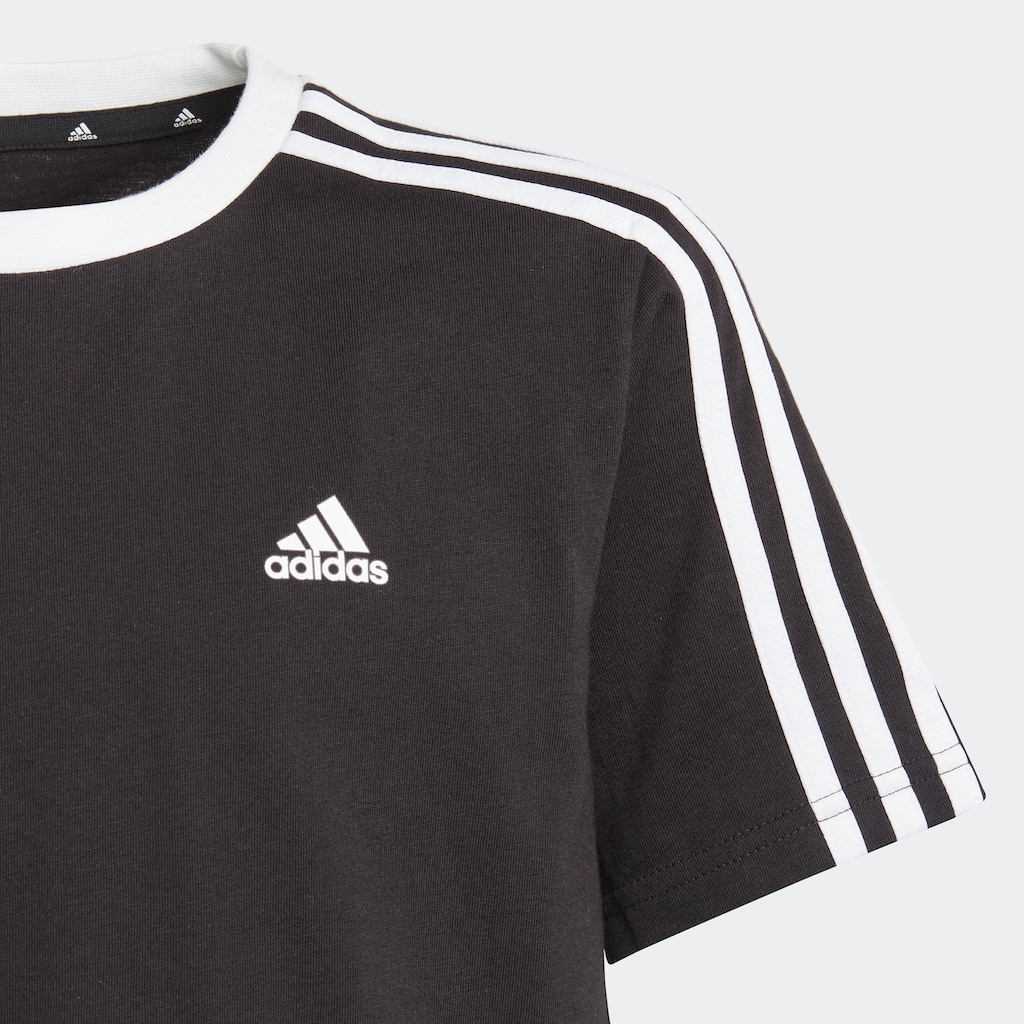 adidas Sportswear T-Shirt »ESSENTIALS 3-STREIFEN COTTON LOOSE FIT BOYFRIEND«