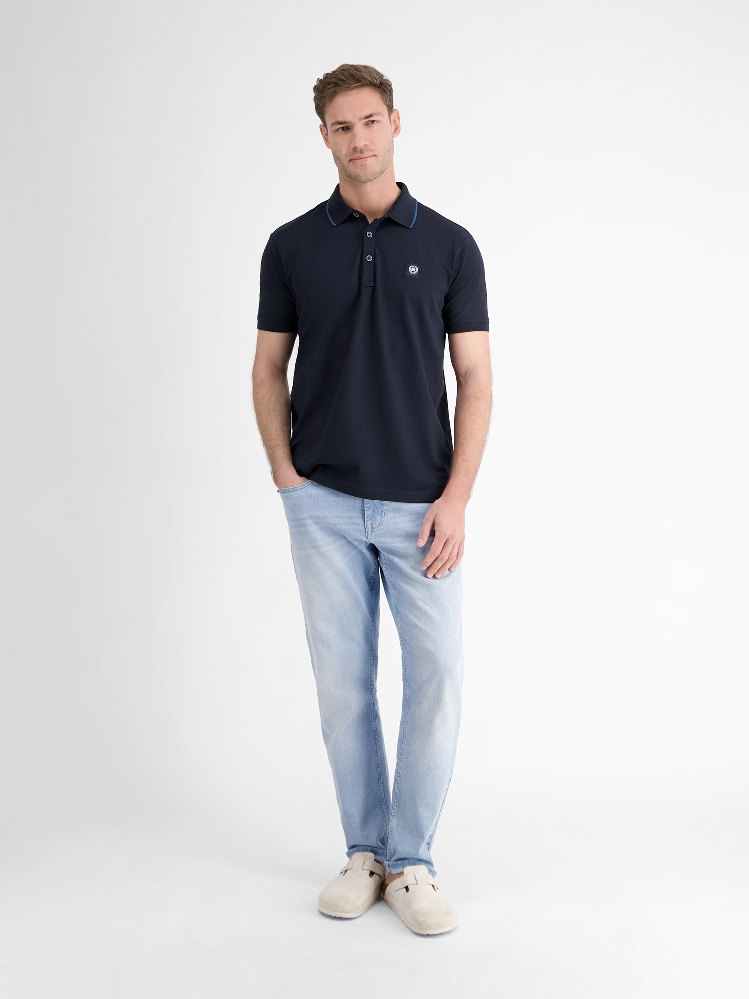 LERROS Poloshirt »LERROS Poloshirt für Herren, sportiv und bequem«