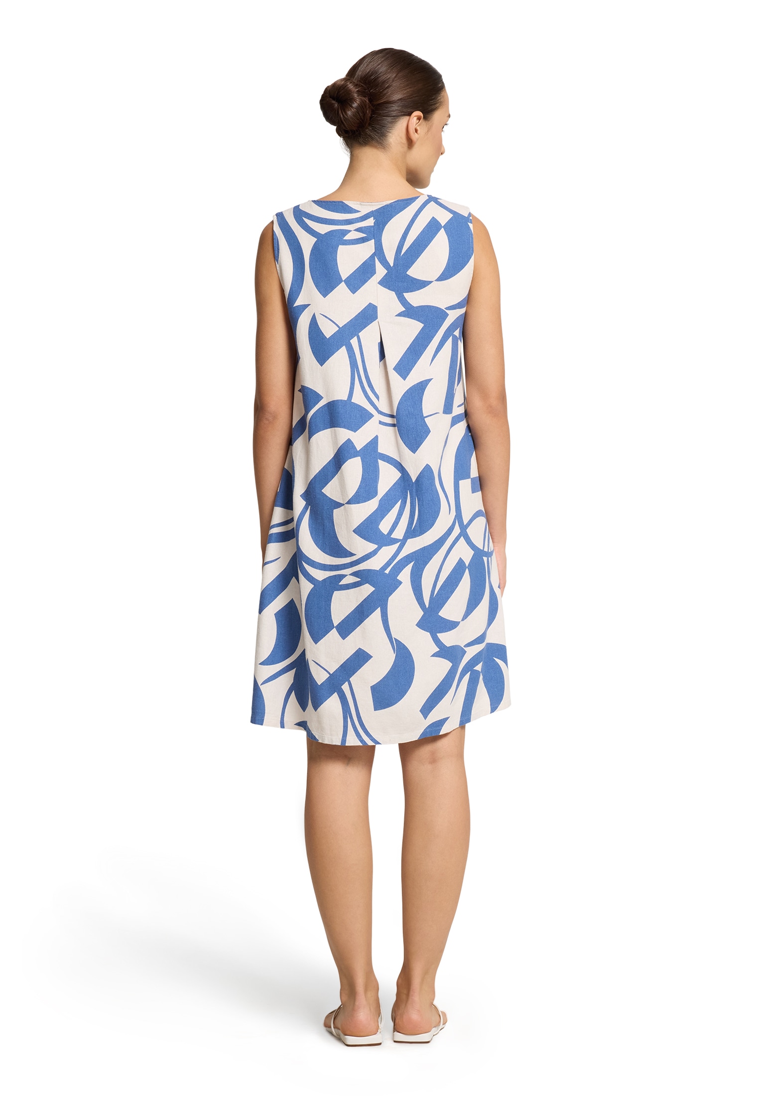 Betty Barclay Sommerkleid »Betty Barclay Damen Sommerkleid Leinenkleid ohne Arm«, Form