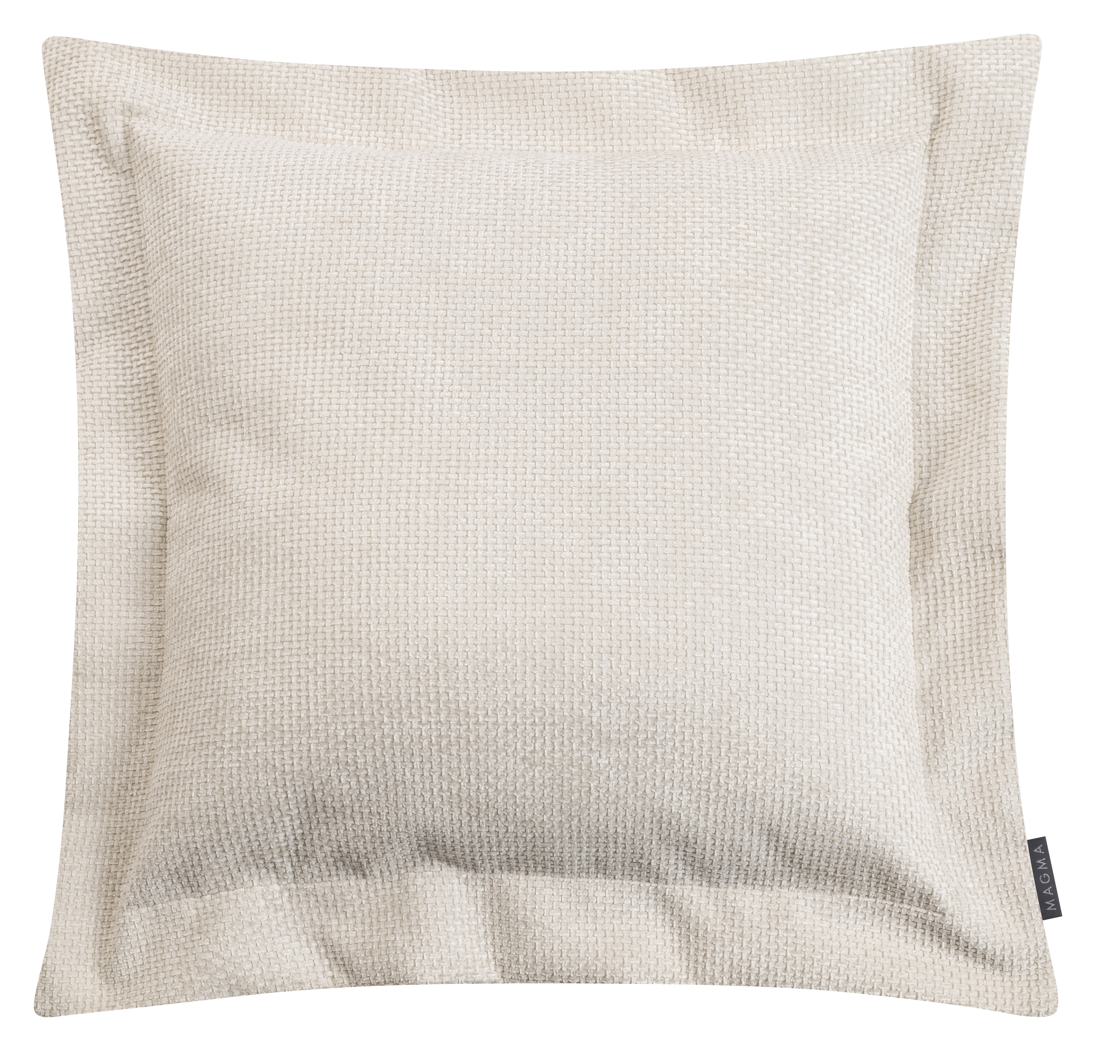 Magma Heimtex Dekokissen "ARLO Flatterkissen" Elegantes Zierkissen mit samtiger Struktur und zeitlosem Design