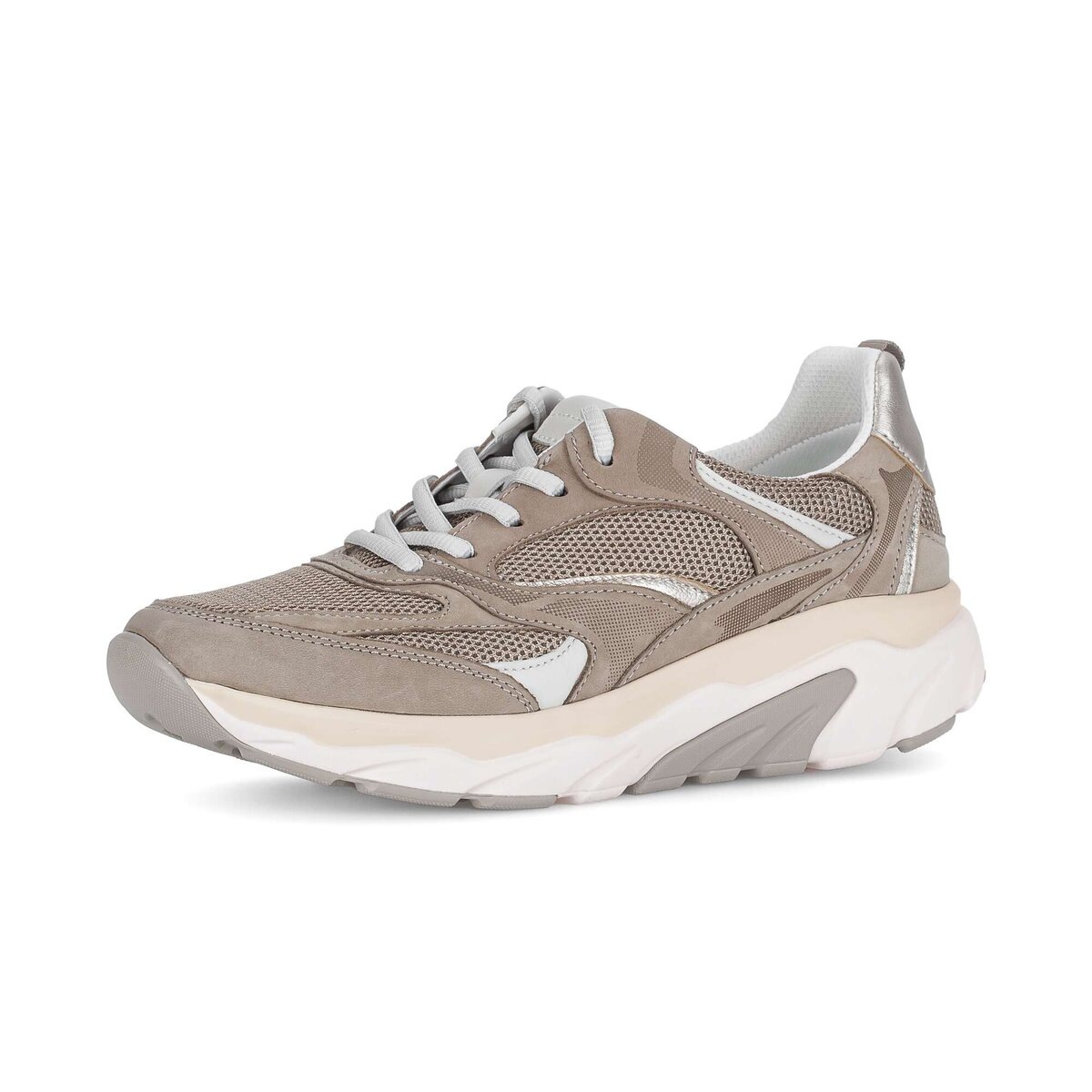 Gabor Sneaker »Sneaker low Materialmix Leder/Lederimitat«